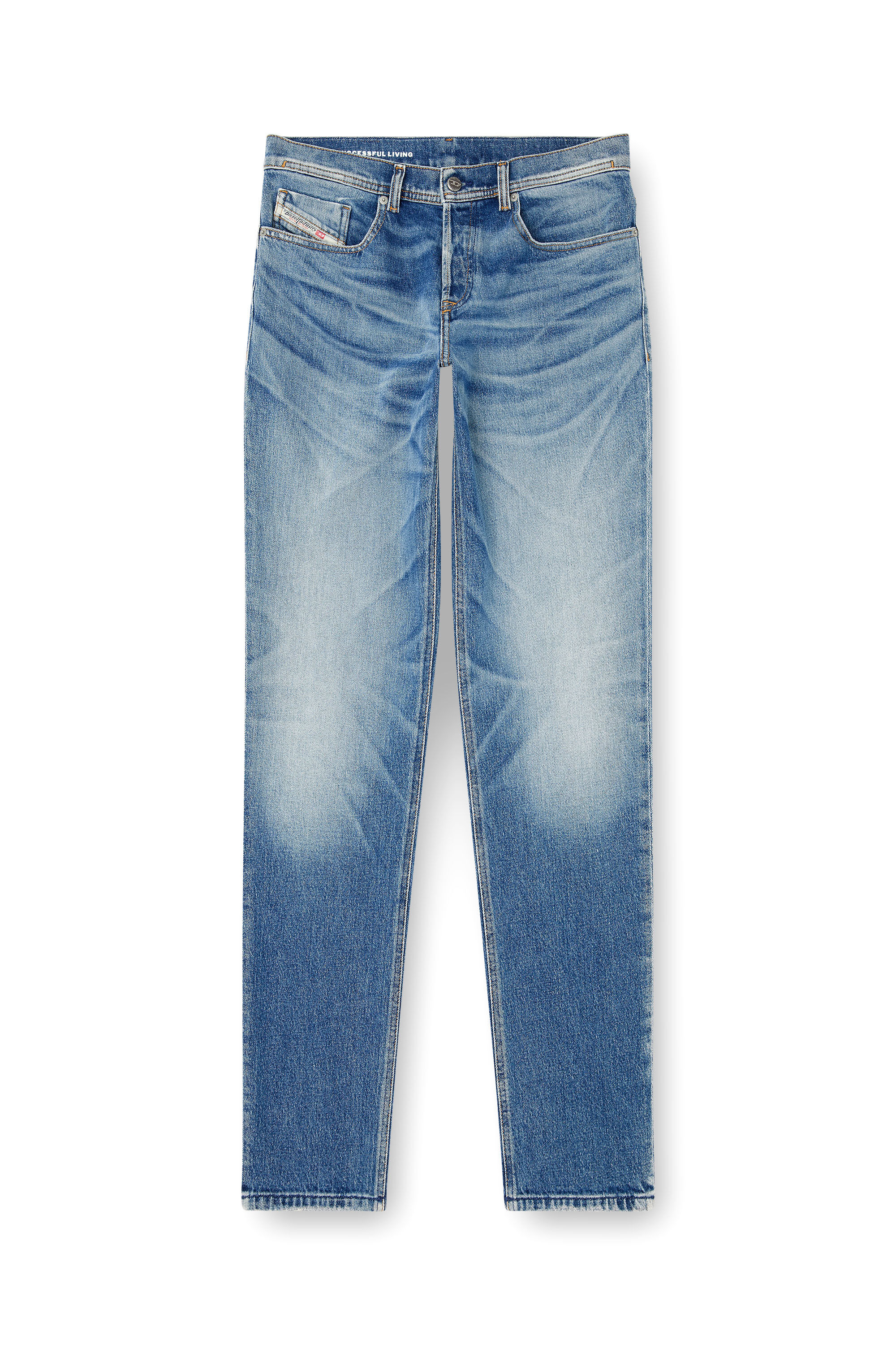 Diesel - Herren Regular Jeans 2023 D-Finitive 09M12, Mittelblau - 2