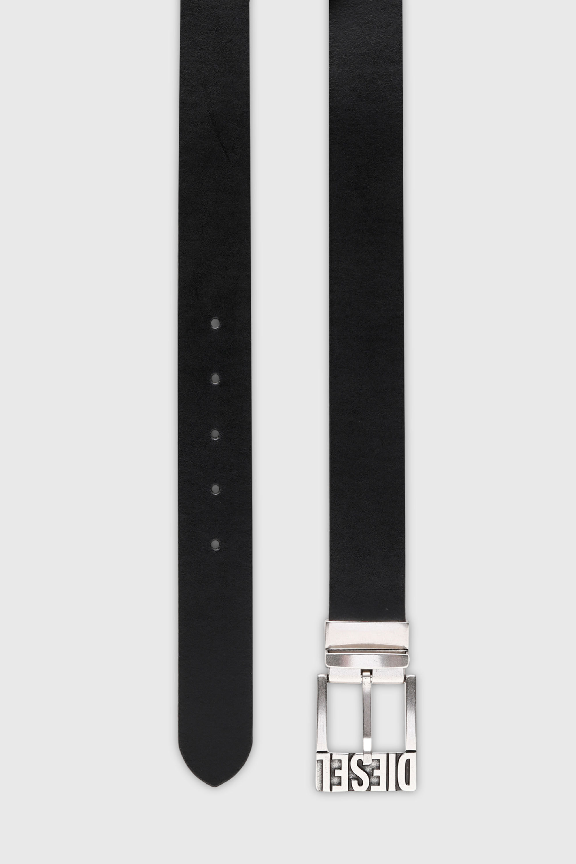 Diesel - B-SHIFT II, Herren 3.4cm G&uuml;rtel aus Leder zum Wenden in Schwarz/Braun - 2