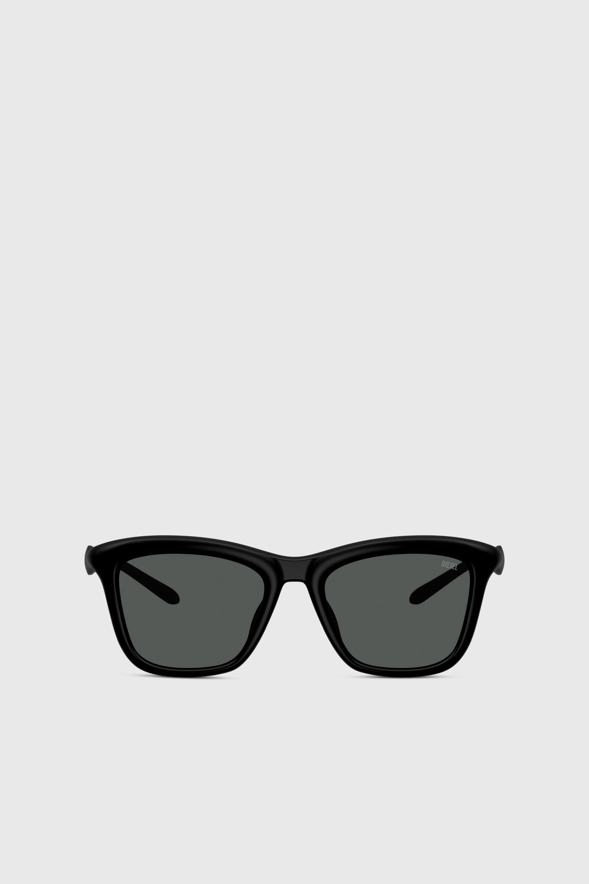 Diesel - 0DL3008U, Unisex Eckige Sonnenbrille in Schwarz - 1