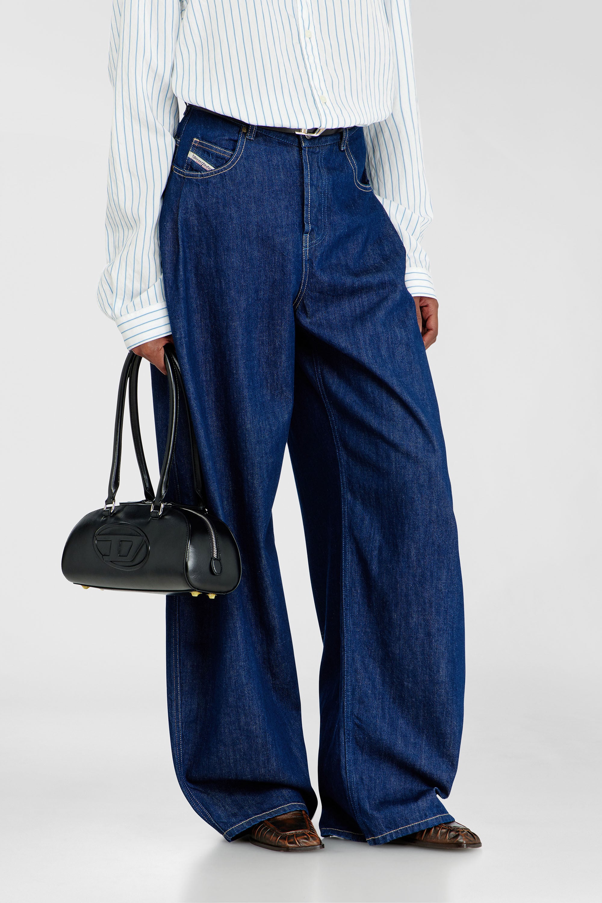 Diesel - Damen Relaxed Jeans 1987 D-Khelz 09Q09, Dunkelblau - 9
