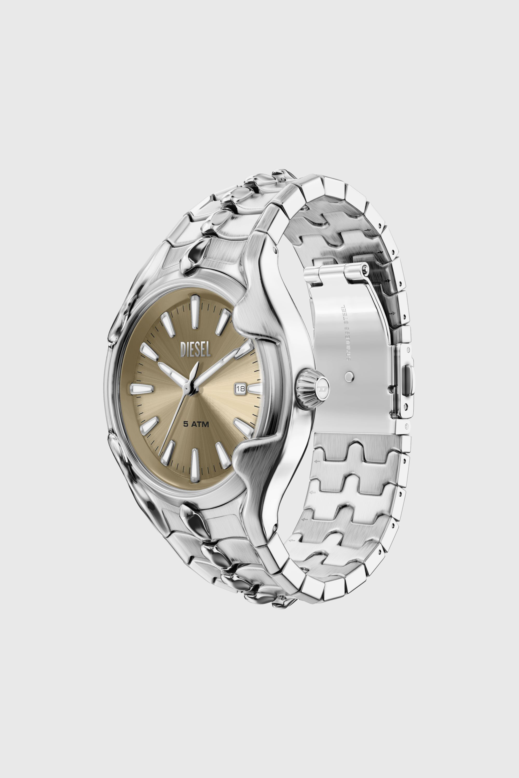 Diesel - DZ2234 WATCH, Herren Vert Drei Edelstahlarmbanduhr in Silber - 7