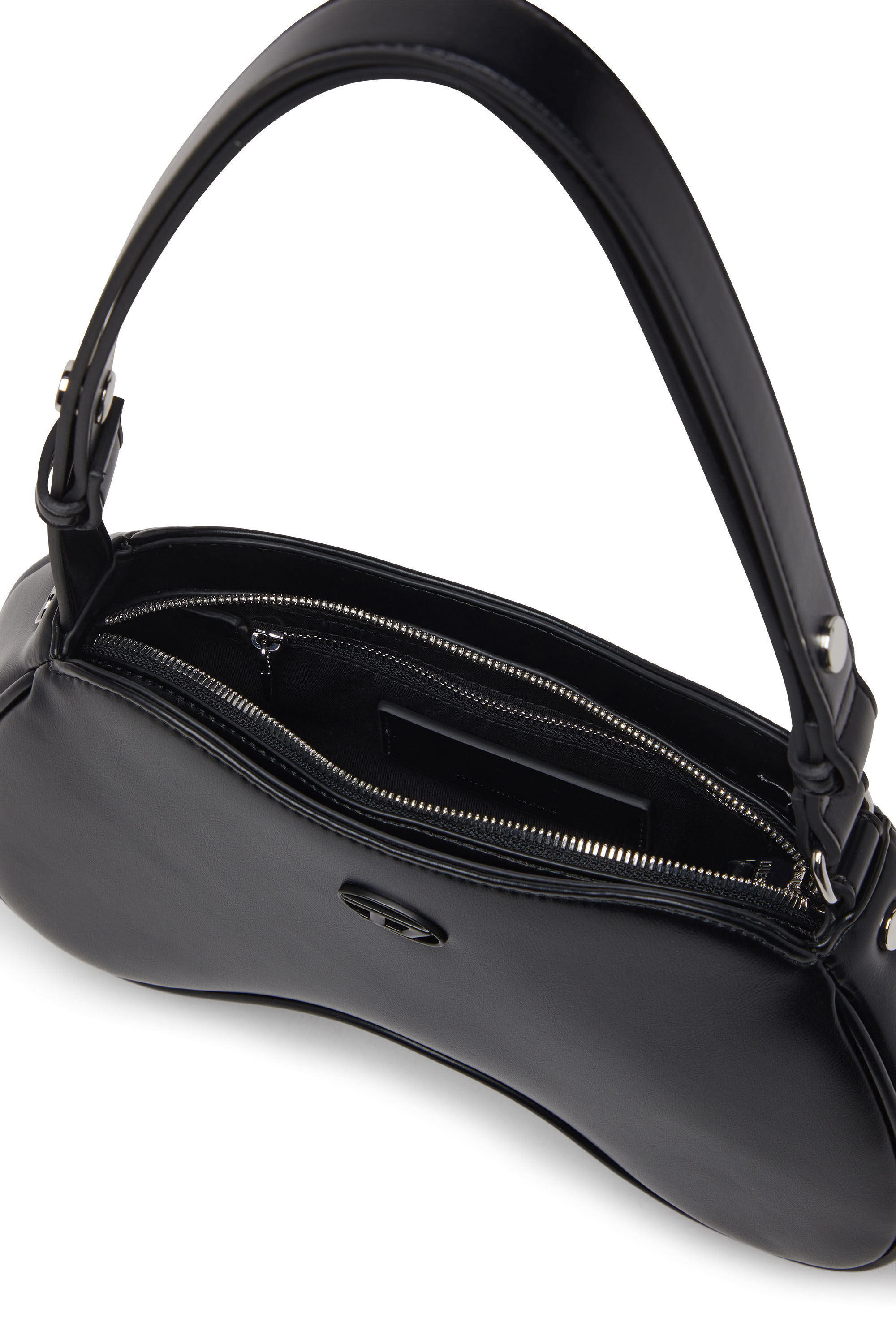 Diesel - PLAY SHOULDER, Damen Play-Zweifarbige PU-Schultertasche in Schwarz - 5