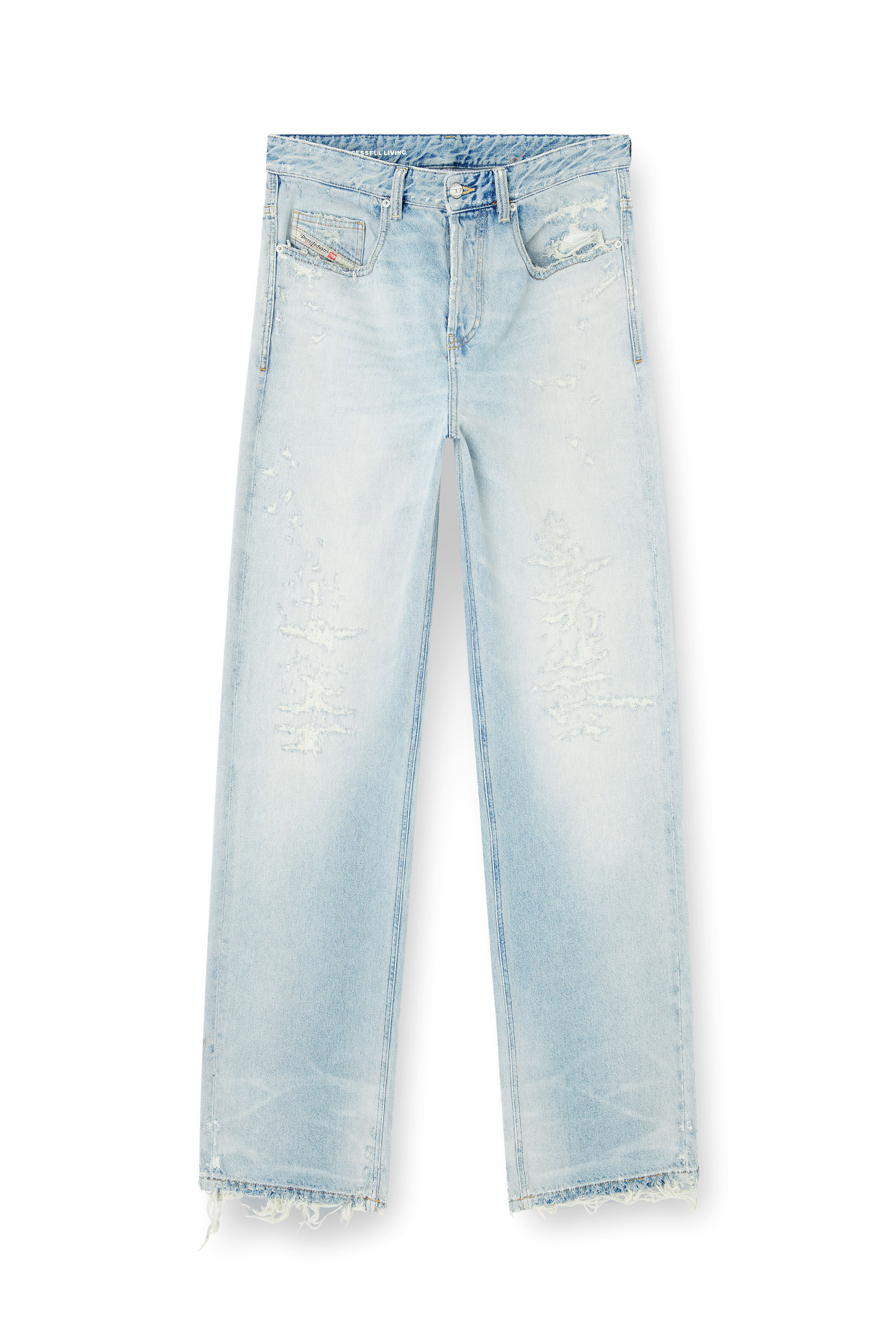 Diesel - Herren Relaxed Jeans 2001 D-Macro 09M53, Hellblau - 2