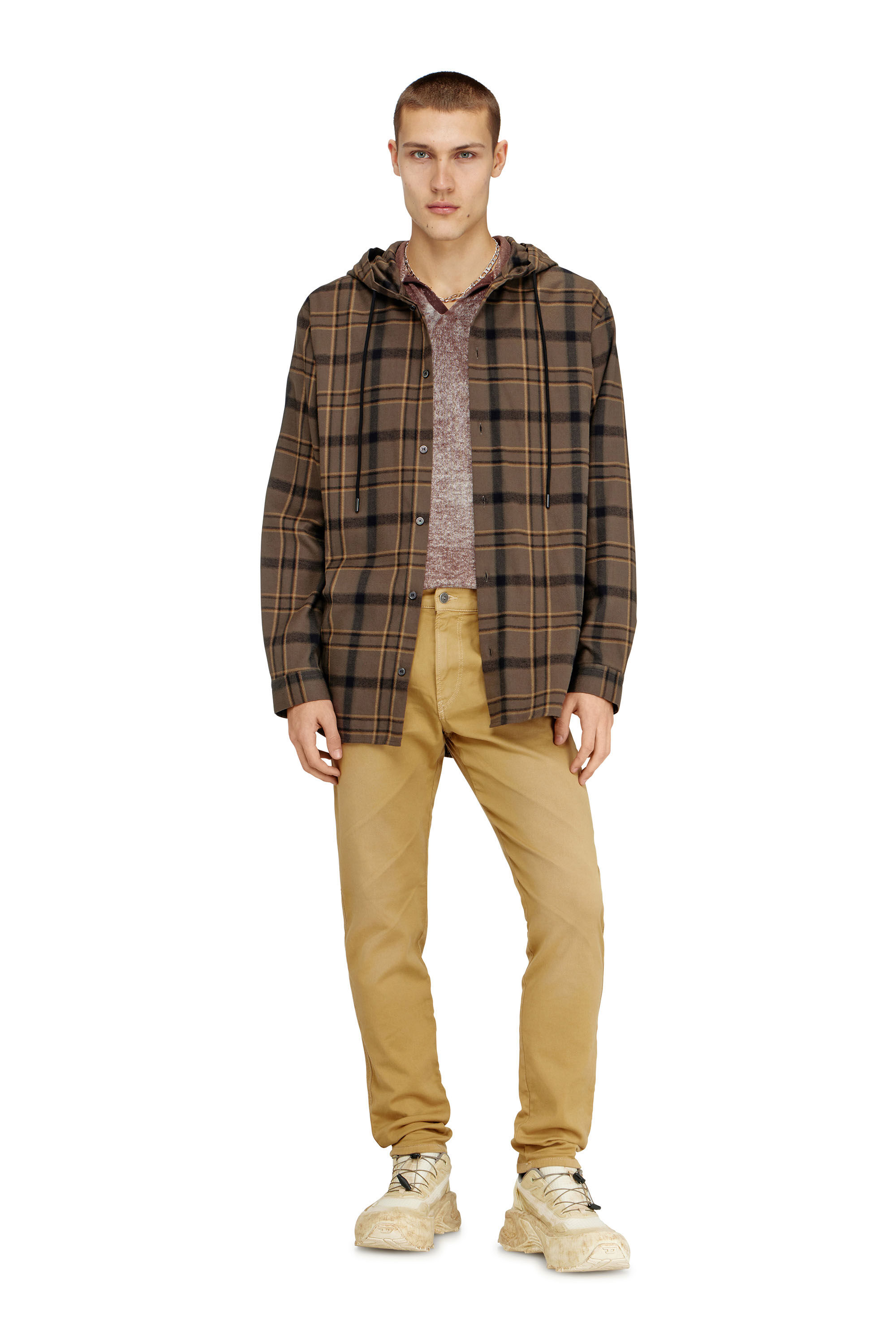 Diesel - Herren Slim 2062 D-Strukt Joggjeans&reg; 0670M, Beige - 1