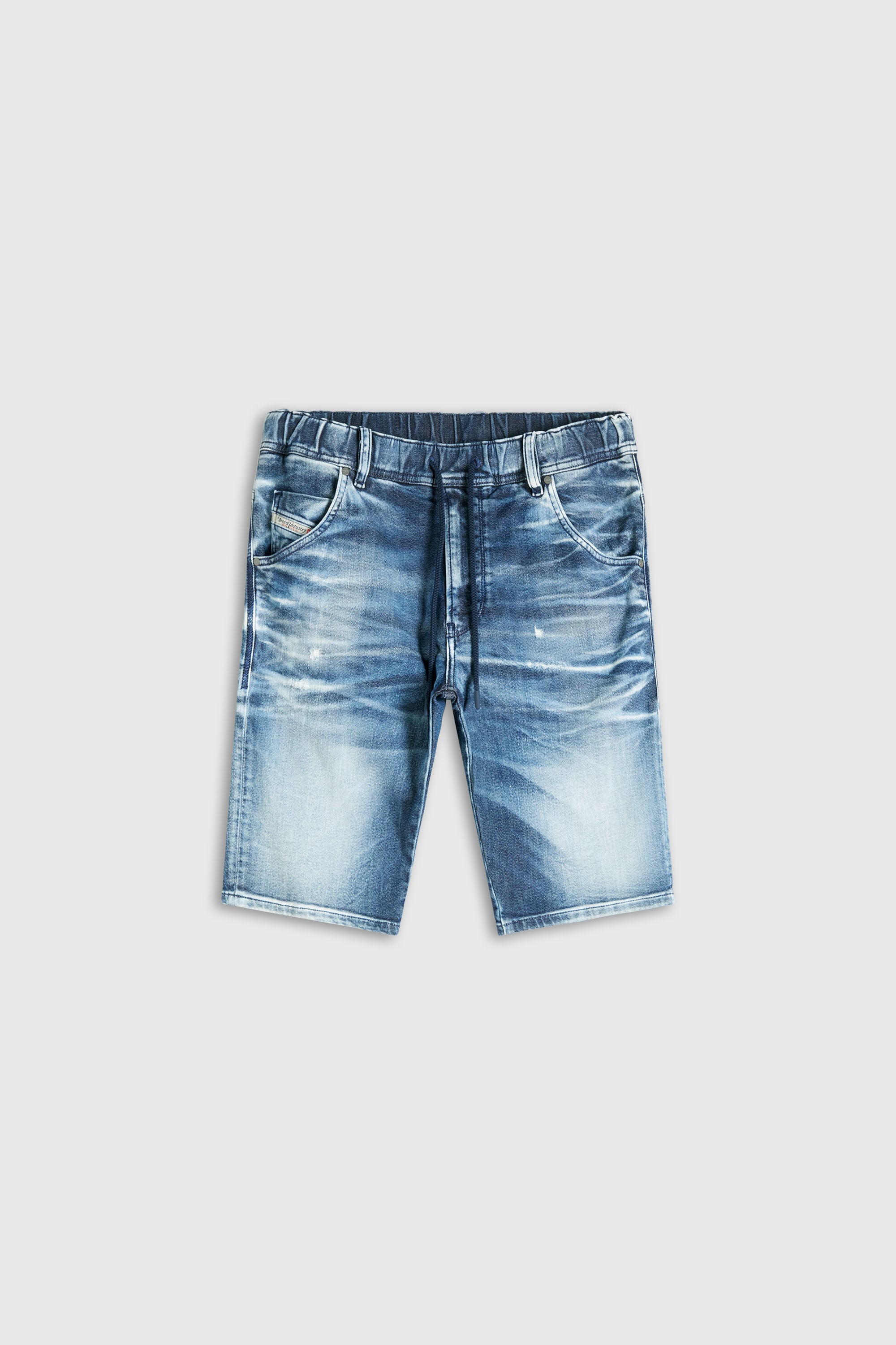 D-KROOSHORT JOGGJEANS, Mittelblau