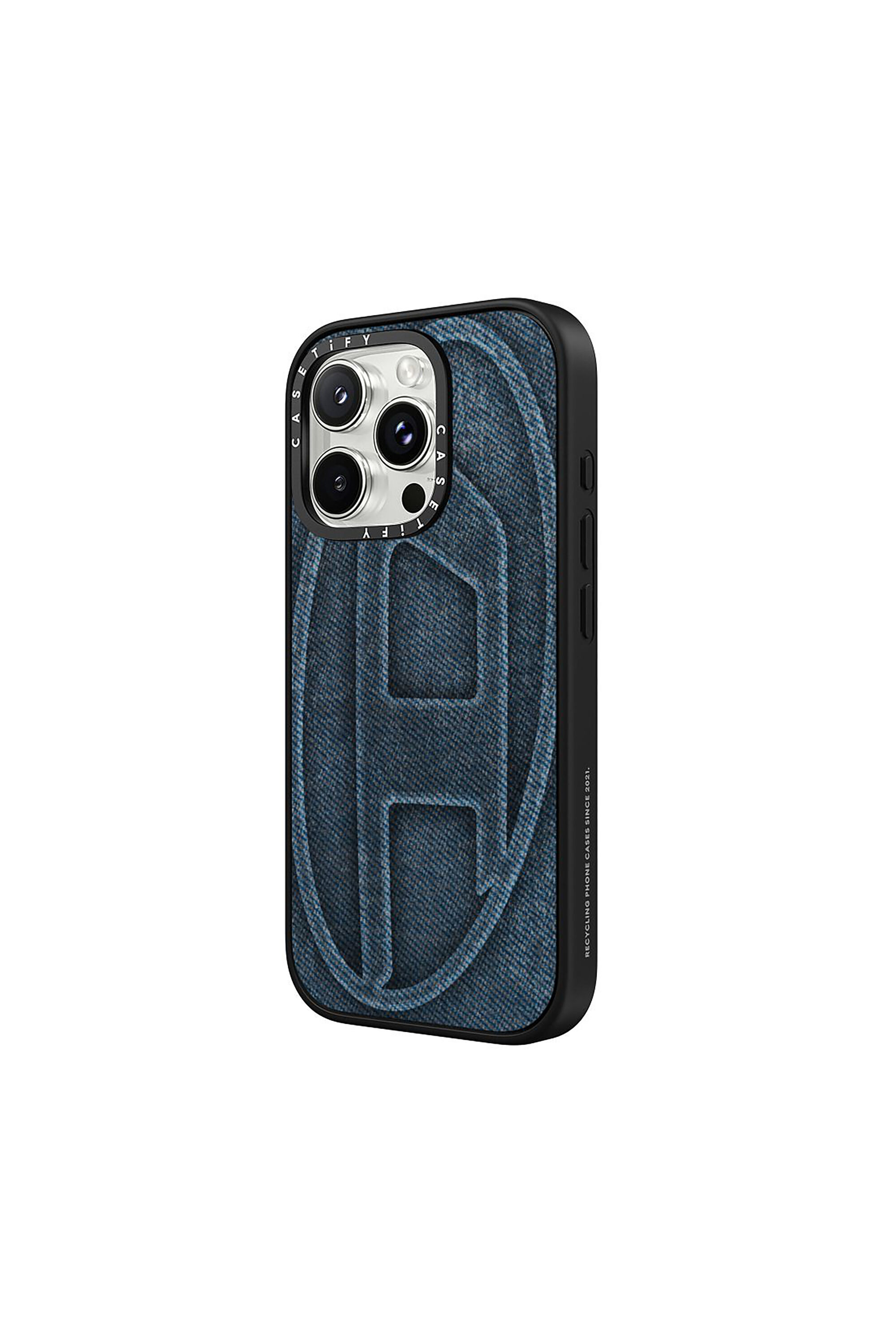 Diesel - 60583 MOULDED CASE, Unisex's Oval D impact case for iPhone 16 Pro in Blue - 2