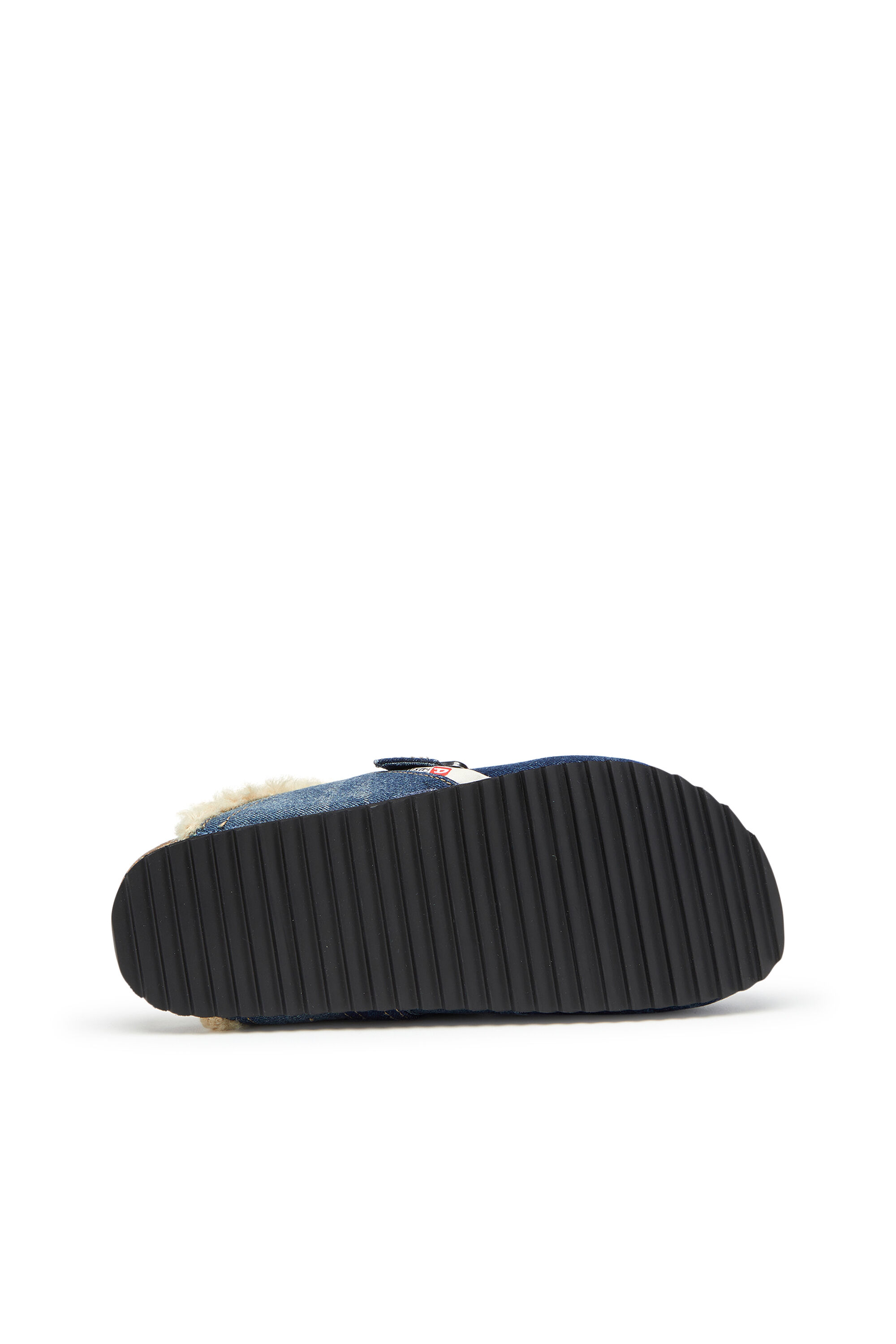 Diesel - D-WOODSTOCK X, Herren D-Woodstock-Pantoletten aus Denim mit flauschigem Futter in Blau - 5