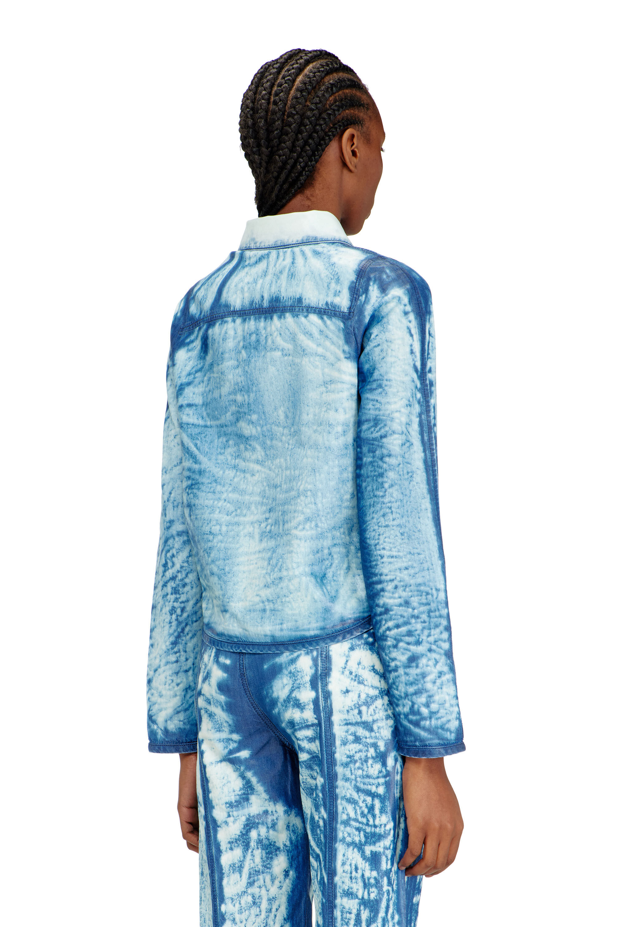 Diesel - DE-LYRIA-FSI, Damen Hemd aus X-Ray Lyocell-Denim in Blau - 4