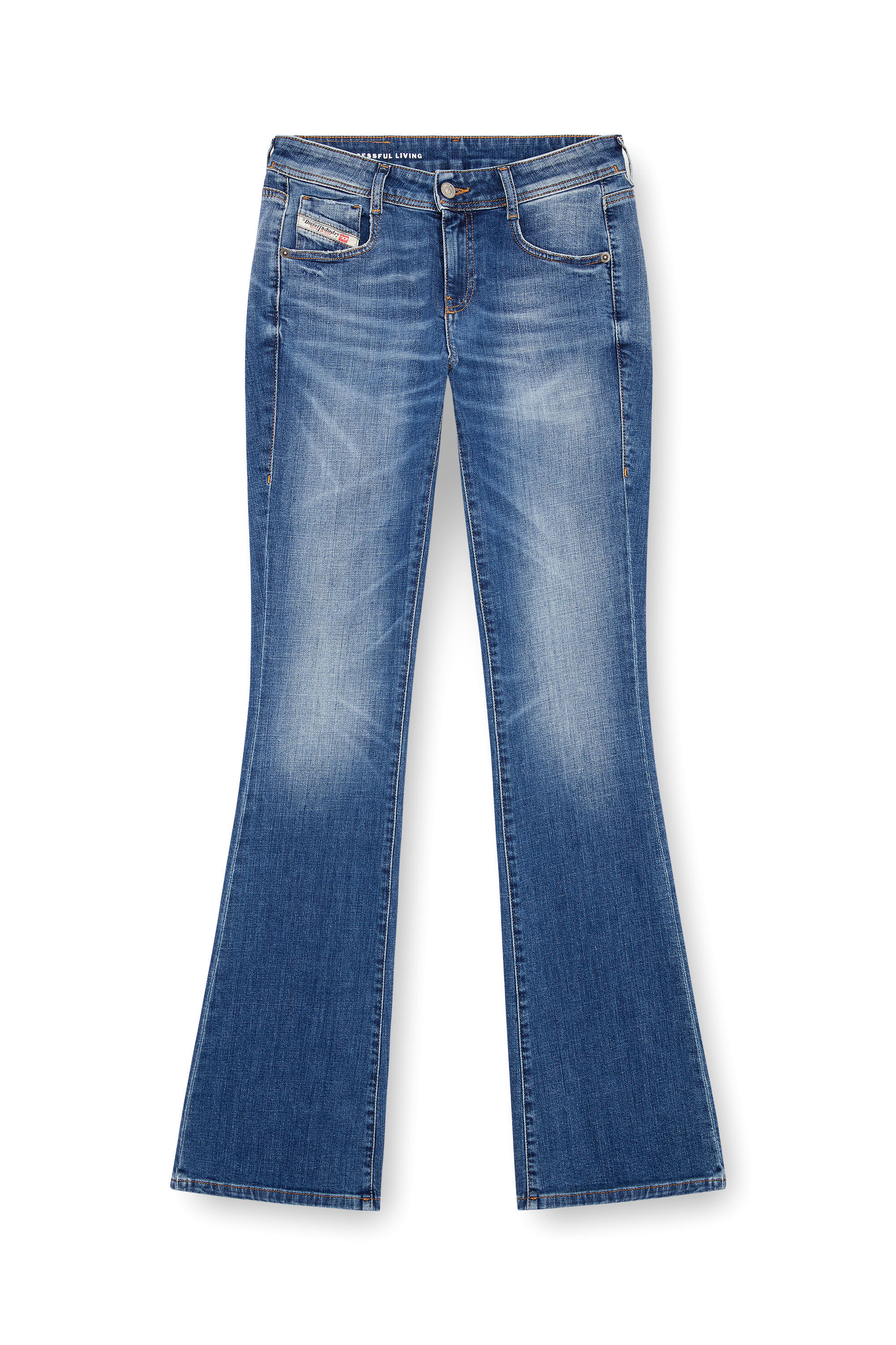 Diesel - Damen Bootcut Jeans 1969 D-Ebbey 09J33, Mittelblau - 2