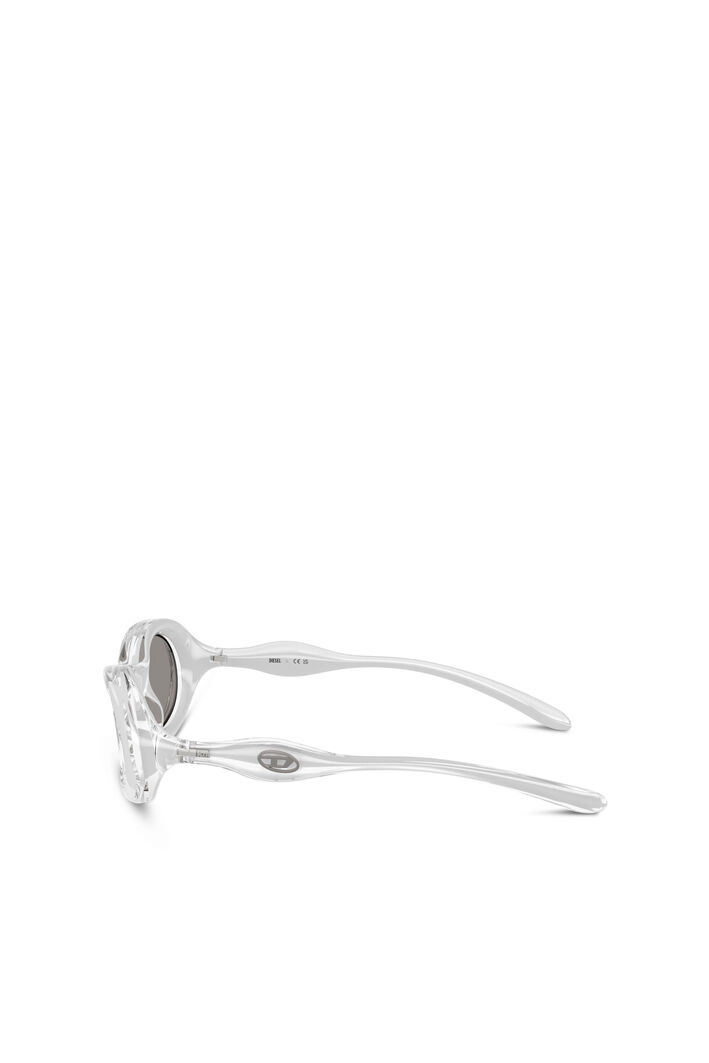 Diesel - 0DL3011U, Unisex Ovale Sonnenbrille in Grau - 3
