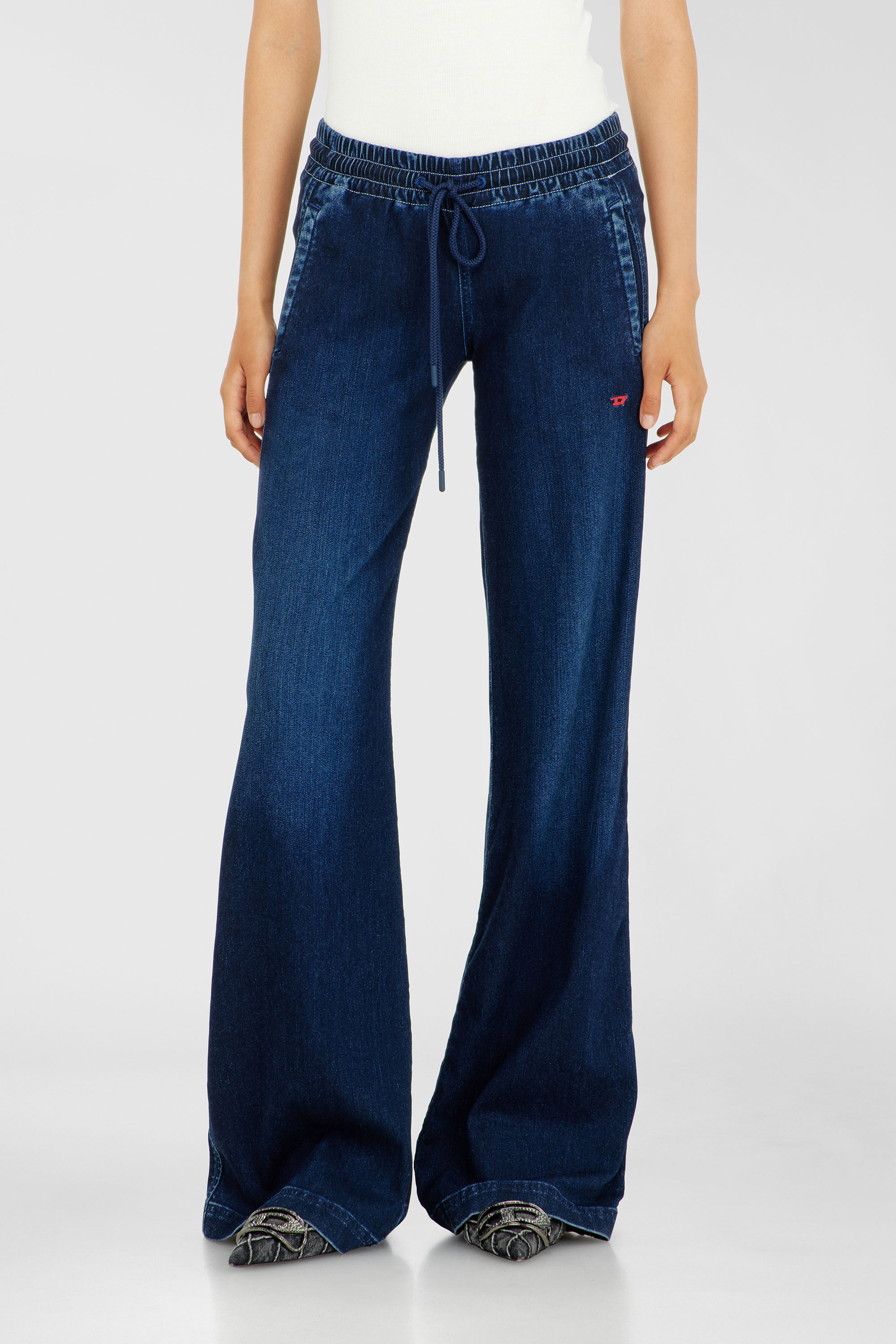 Diesel - Damen Relaxed 2078 D-Ainty Joggjeans&reg; 09P96, Dunkelblau - 2