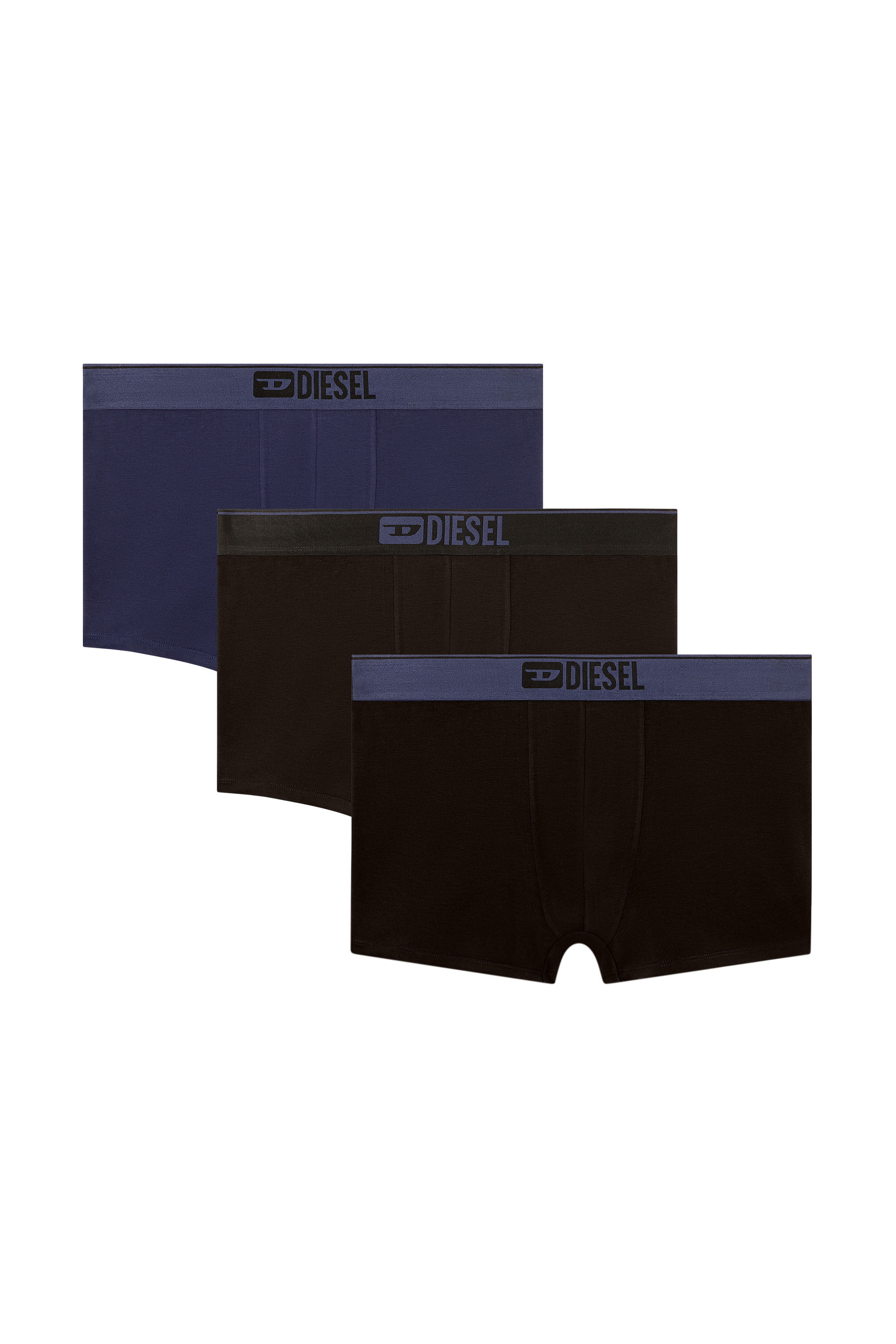 Diesel - UMBX-DAMIENTHREEPACK, Herren Einfarbige Retropants im Dreierpack in Bunt/Schwarz - 2