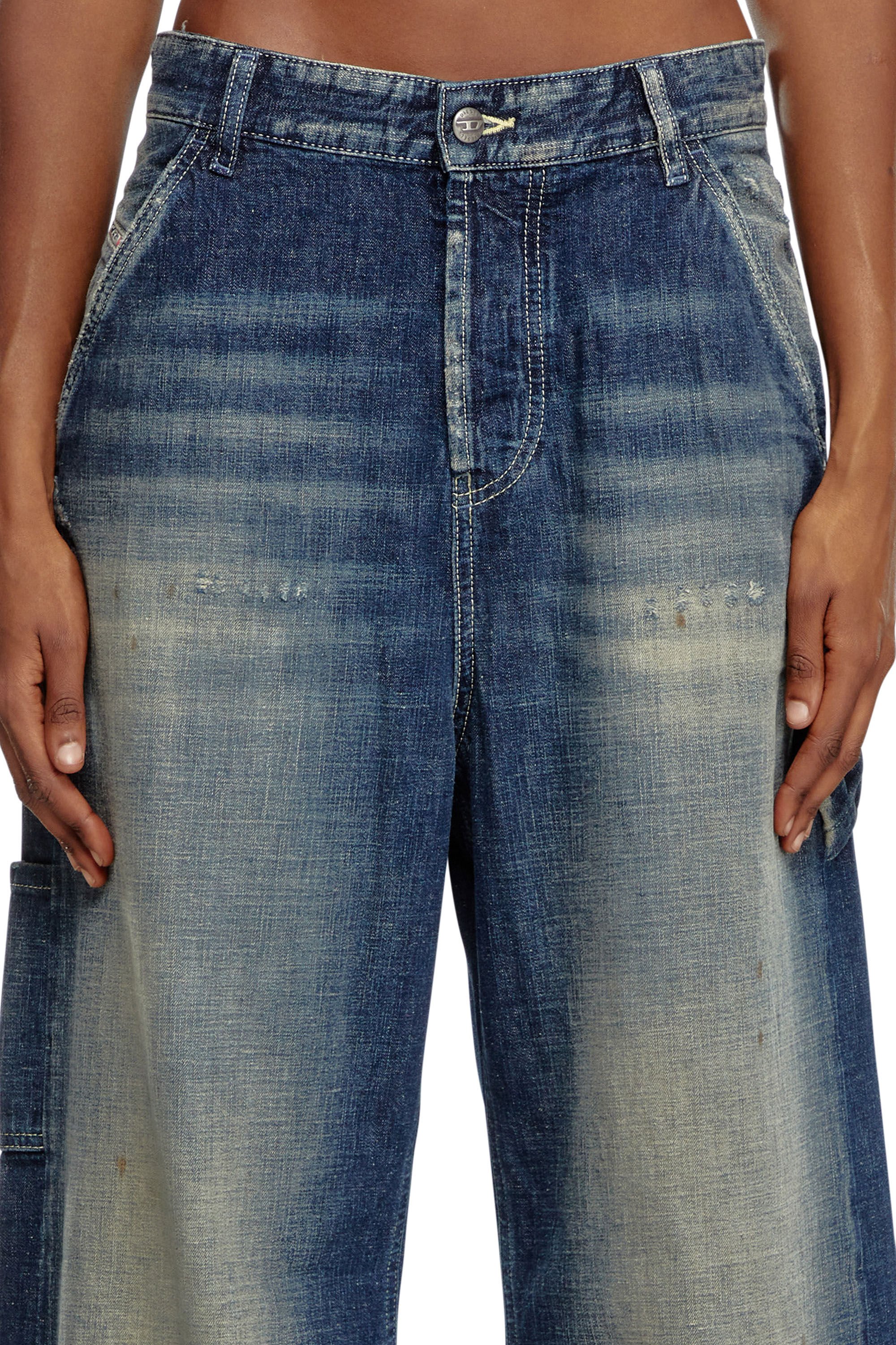 Diesel - Damen Straight Jeans 1996 D-Sire 09J91, Dunkelblau - Image 5