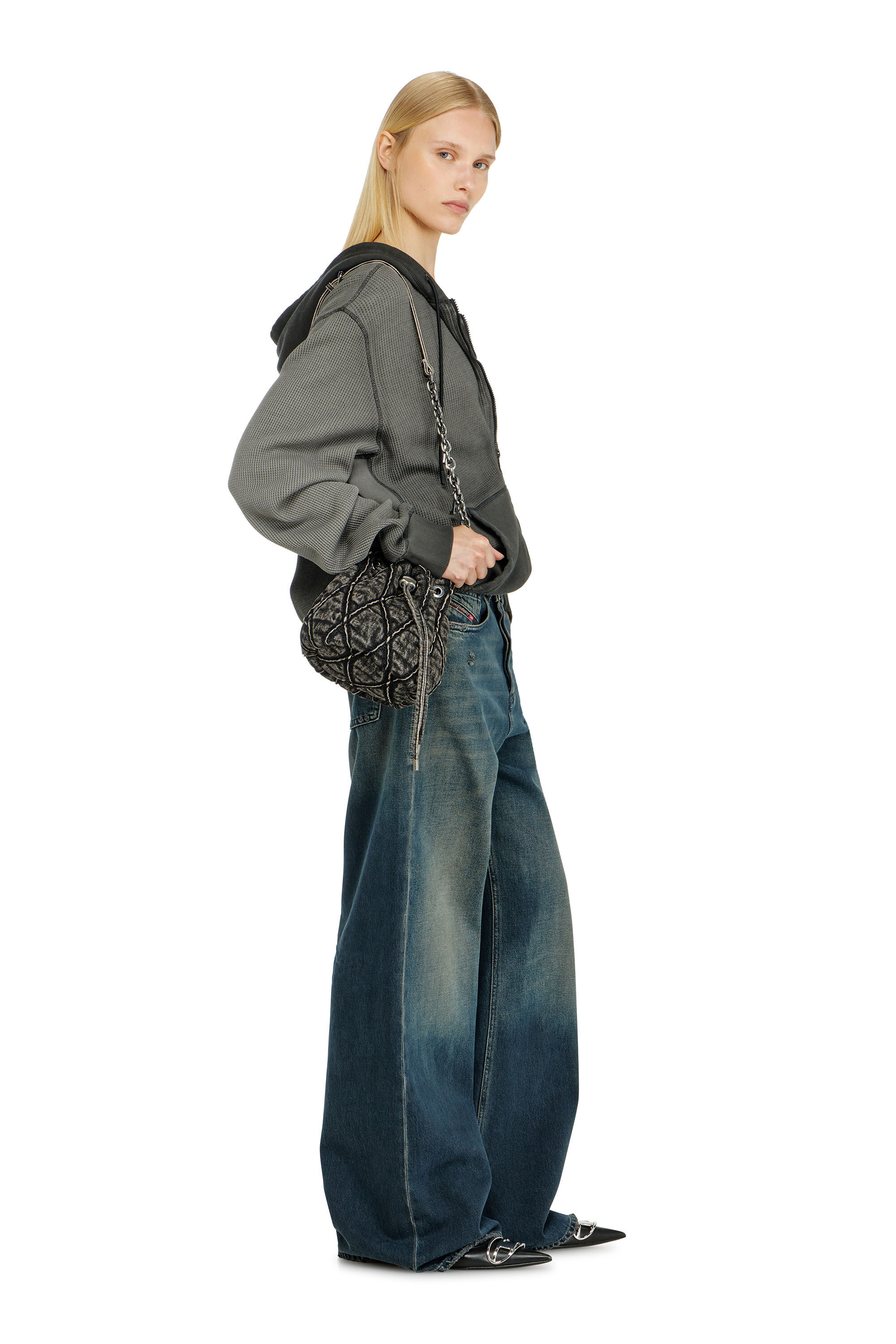 Diesel - Unisex Relaxed Jeans 1996 D-Sire 09N67, Dunkelblau - 2