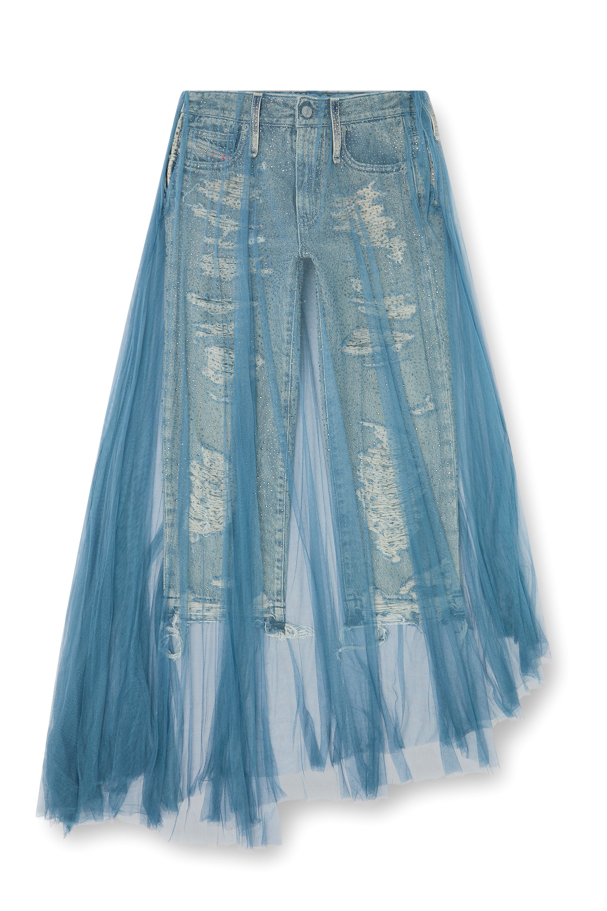 Diesel - Damen Regular Jeans D-Aisi 0DBER, Mittelblau - 7