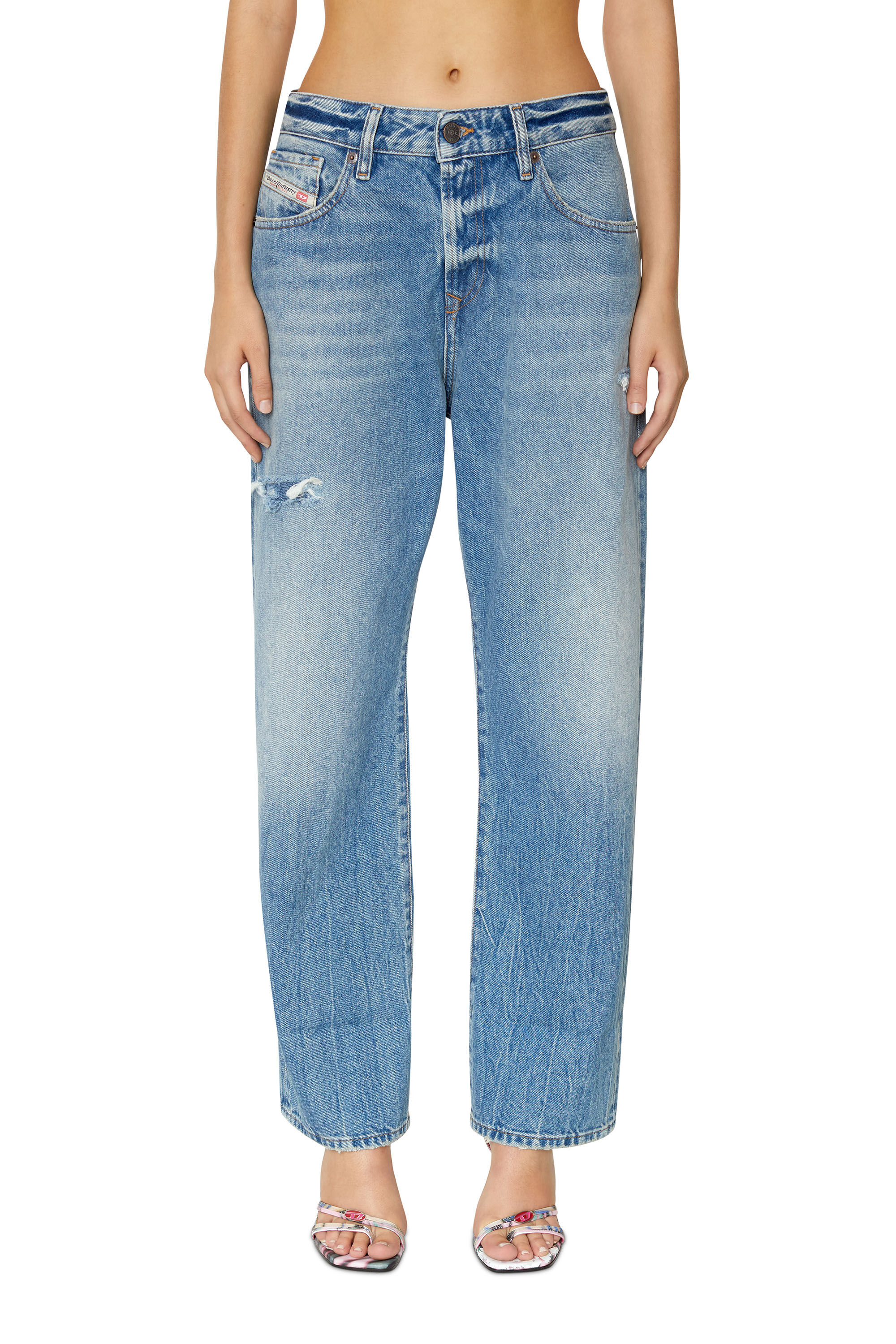 Diesel - 1999 D-Reggy 09D97 Straight Jeans, Hellblau - Image 3
