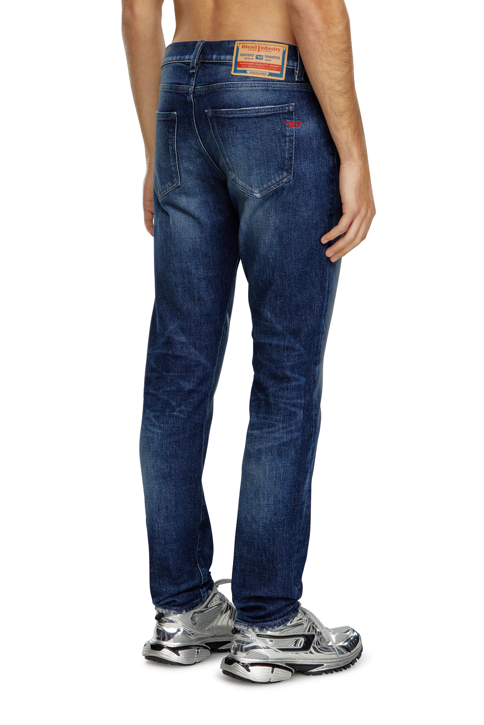 Diesel - Herren Slim Jeans 2019 D-Strukt 09J56, Dunkelblau - Image 4