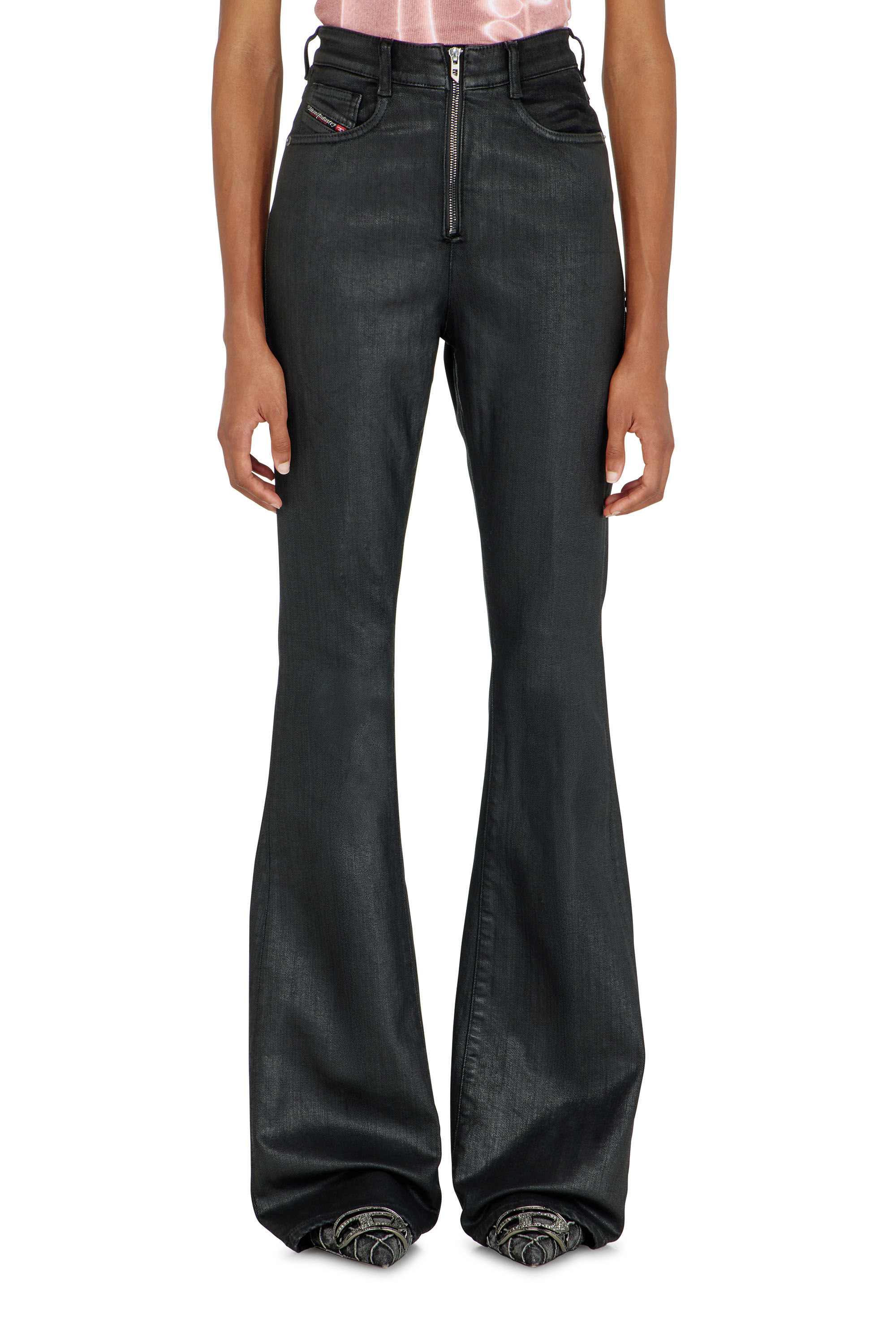 Diesel - Damen Bootcut Jeans 1973 D-Partt 09P78, Schwarz/Dunkelgrau - 4