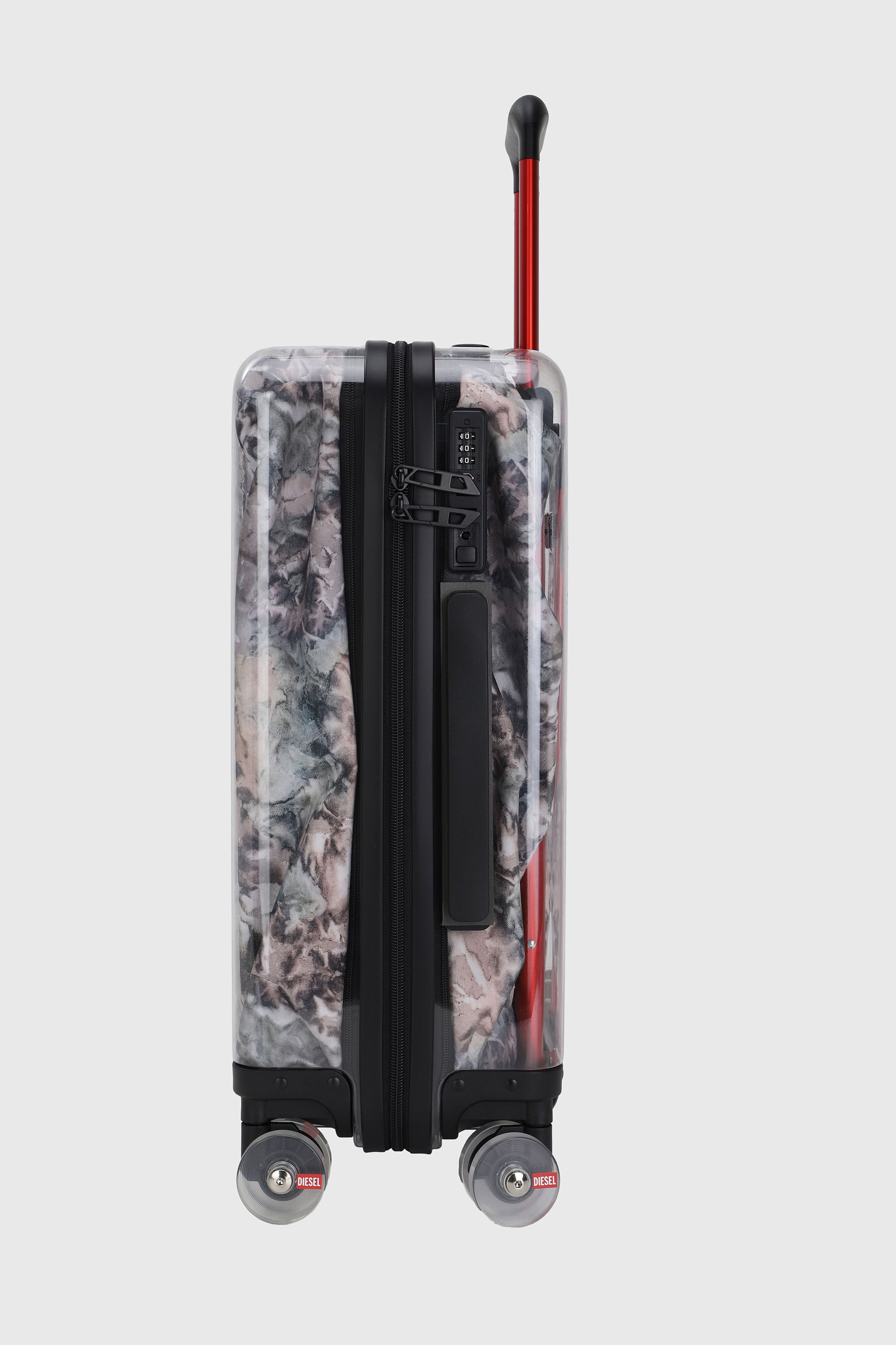 LU0036 HARD LUGGAGE - DSL009, Grau/Rosa