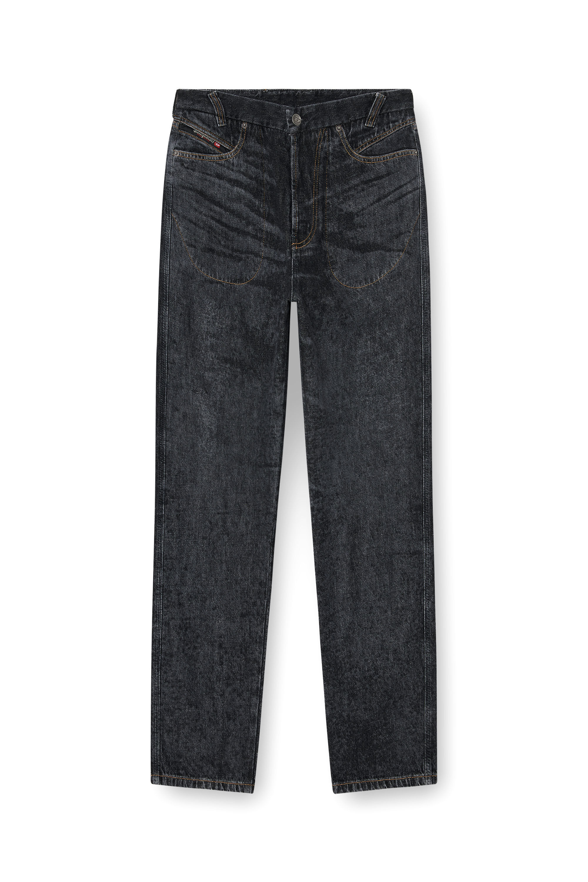 Diesel - Herren Relaxed Jeans D-Marcus 09Q24, Schwarz/Dunkelgrau - 6