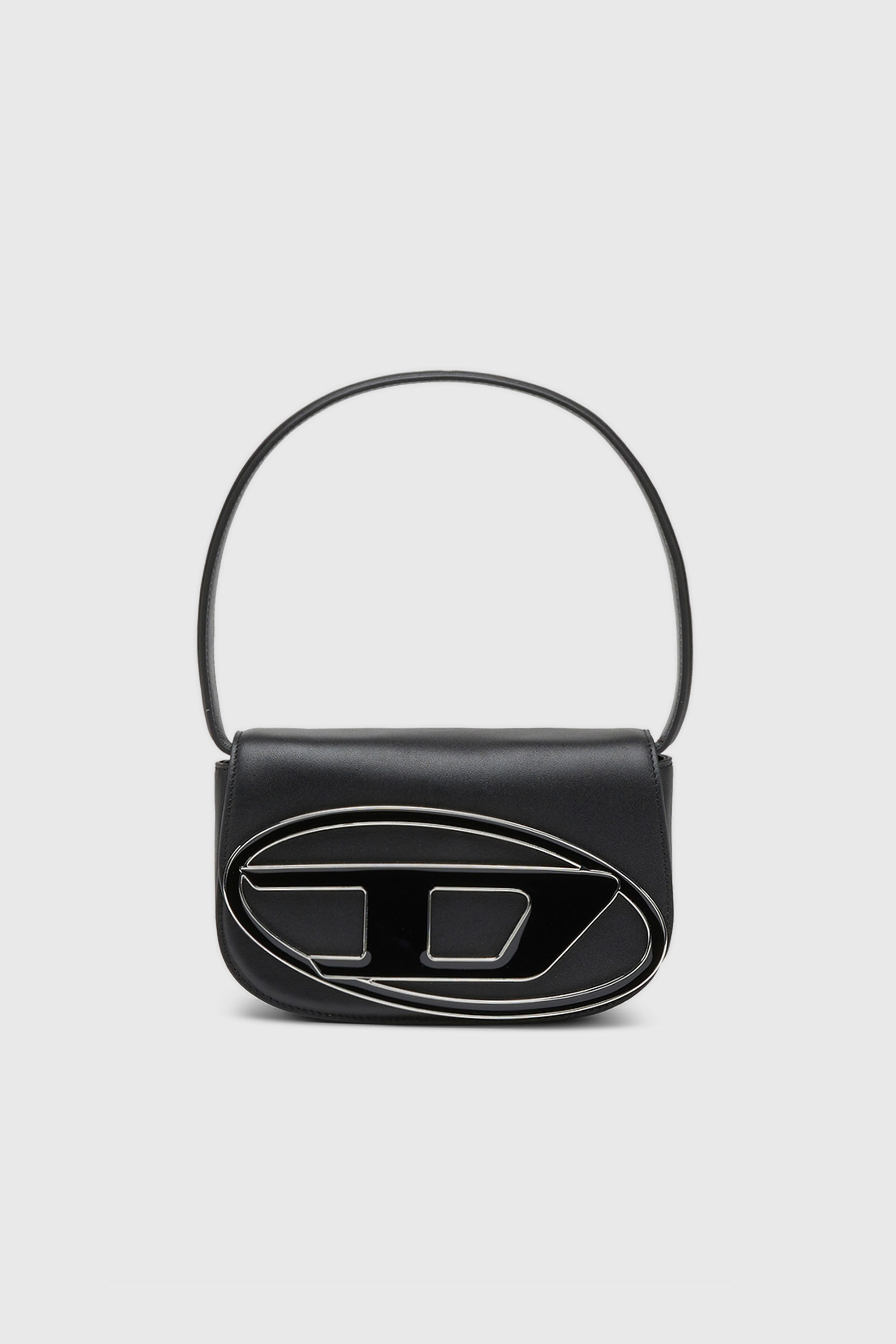 Diesel - 1DR, Damen 1DR-Ikonische Schultertasche aus Nappa-Leder in Schwarz - 2