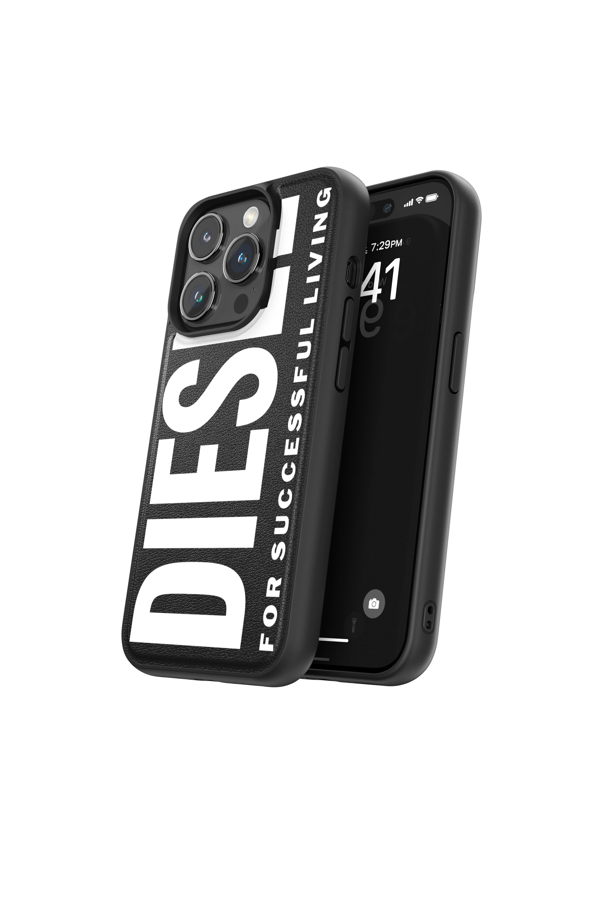 Diesel - 54166 MOULDED CASE, Unisex Handycase iP15 Pro in Schwarz - 3