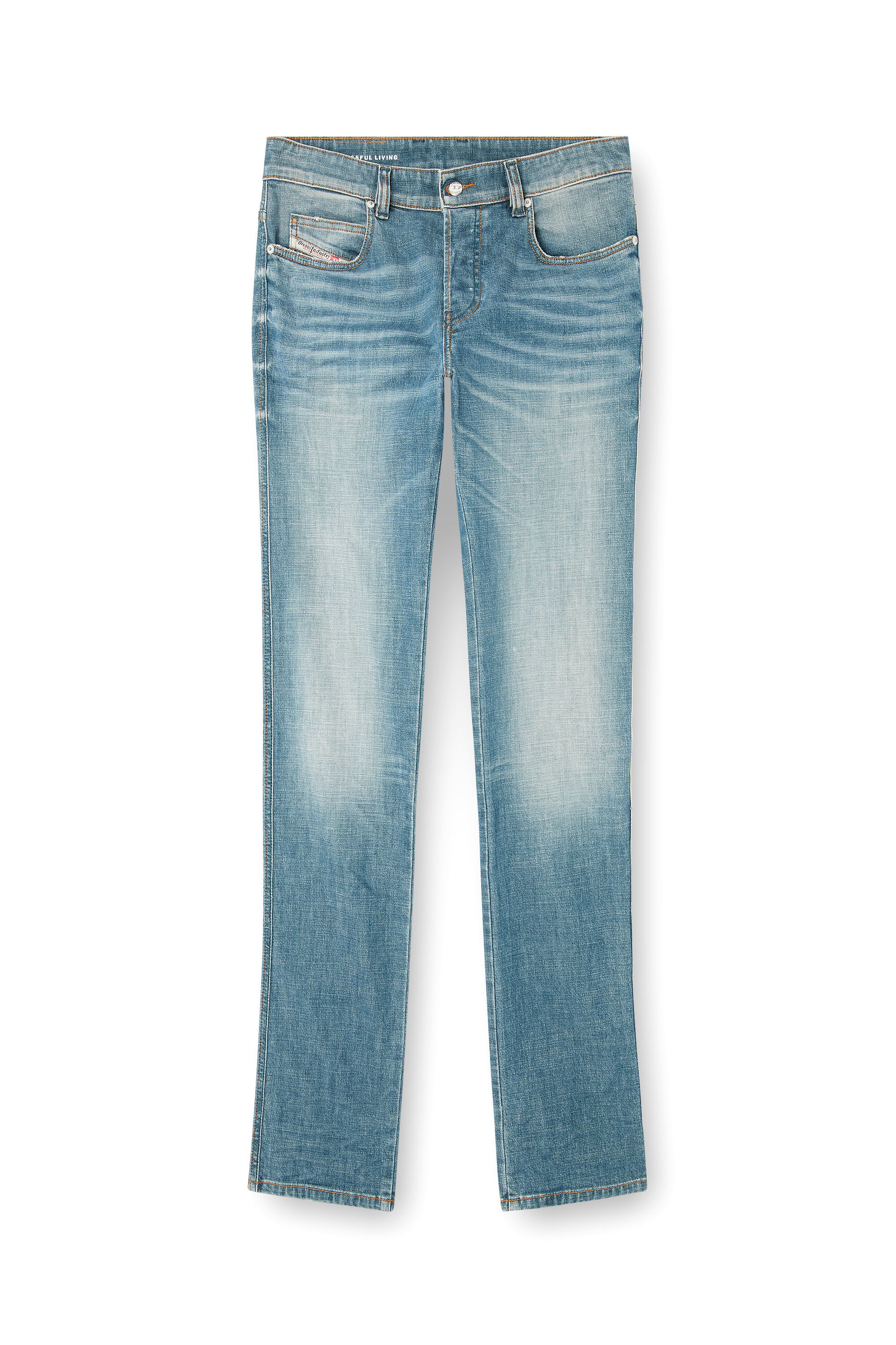 Diesel - Herren Slim Jeans 1993 D-Vyl 09M58, Mittelblau - 2