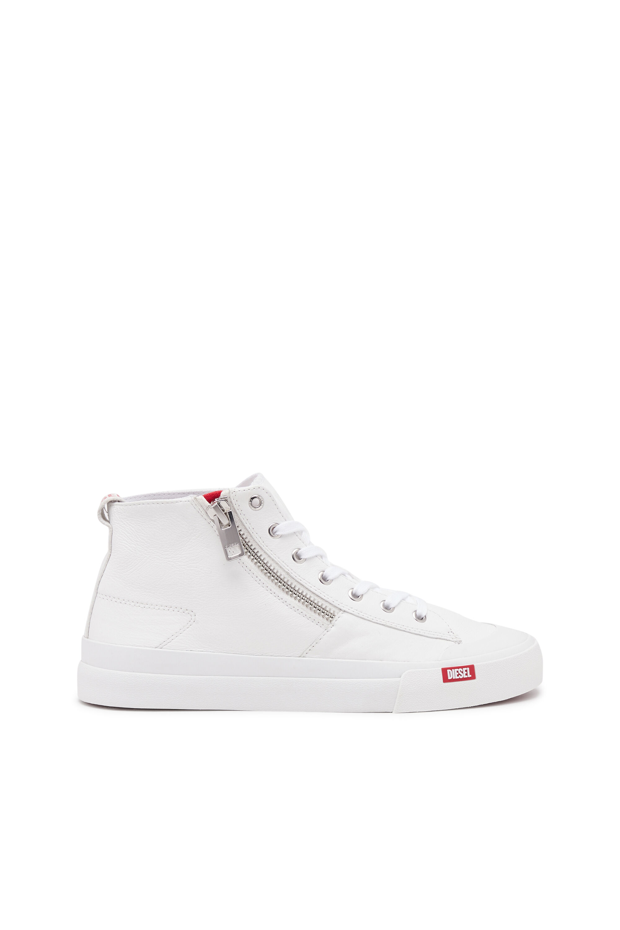 Zip high top sneakers hot sale