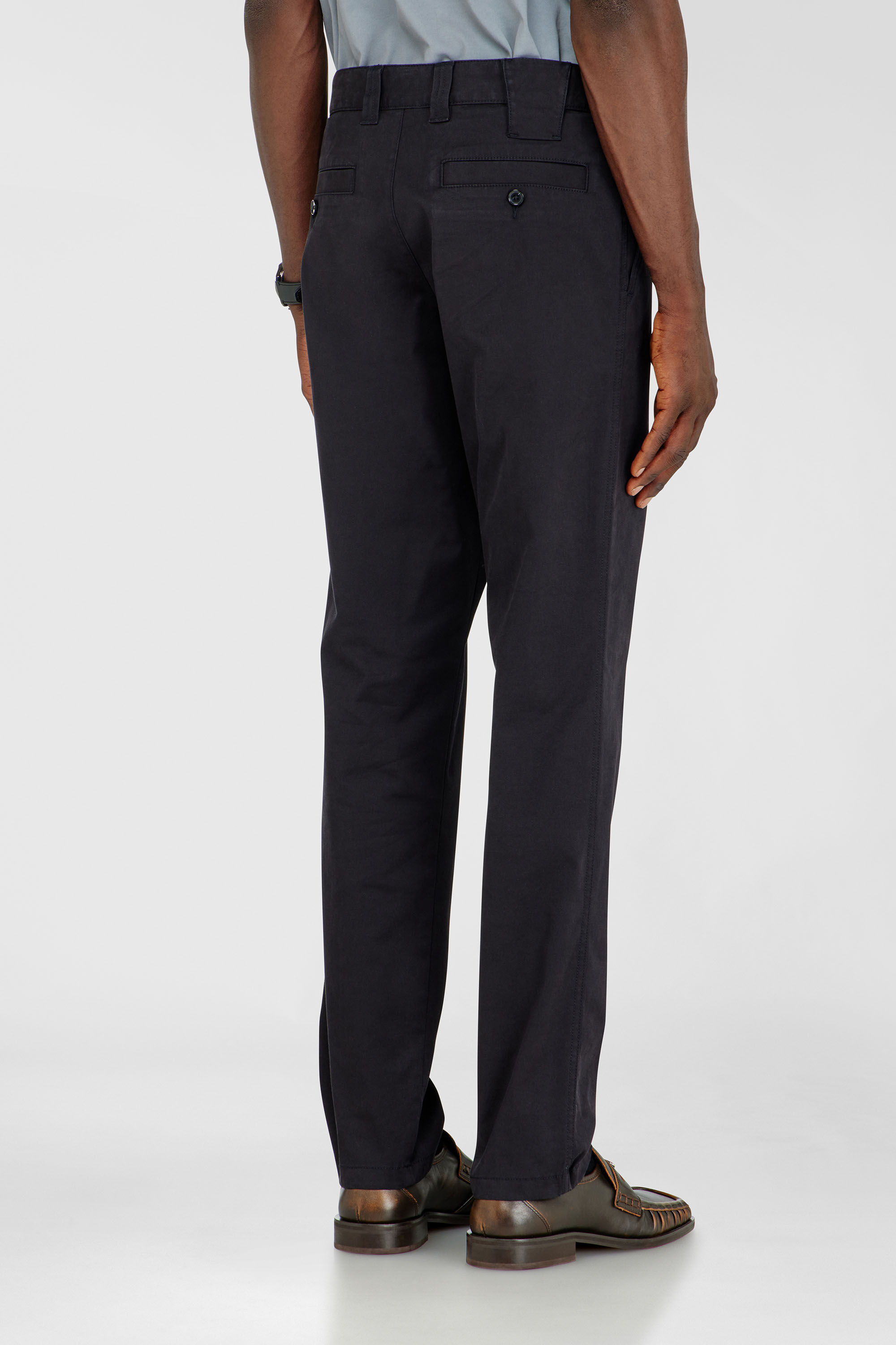 Diesel - P-DEFINE-EPCH, Herren Baumwollhose mit Nutzschlaufe in Schwarz - 4