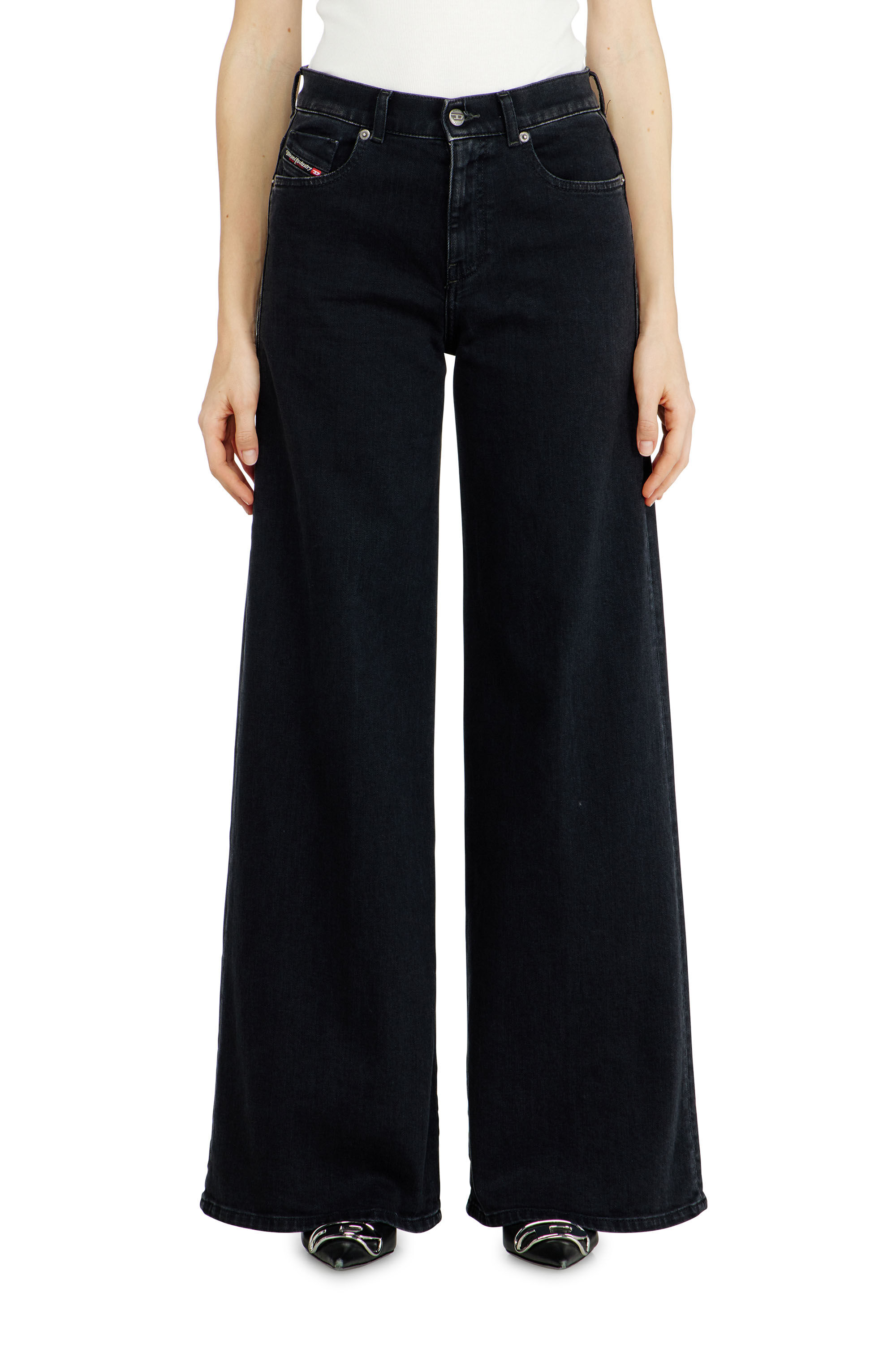 Diesel - Damen Flare Jeans 1978 D-Akemi 09N89, Schwarz/Dunkelgrau - 4