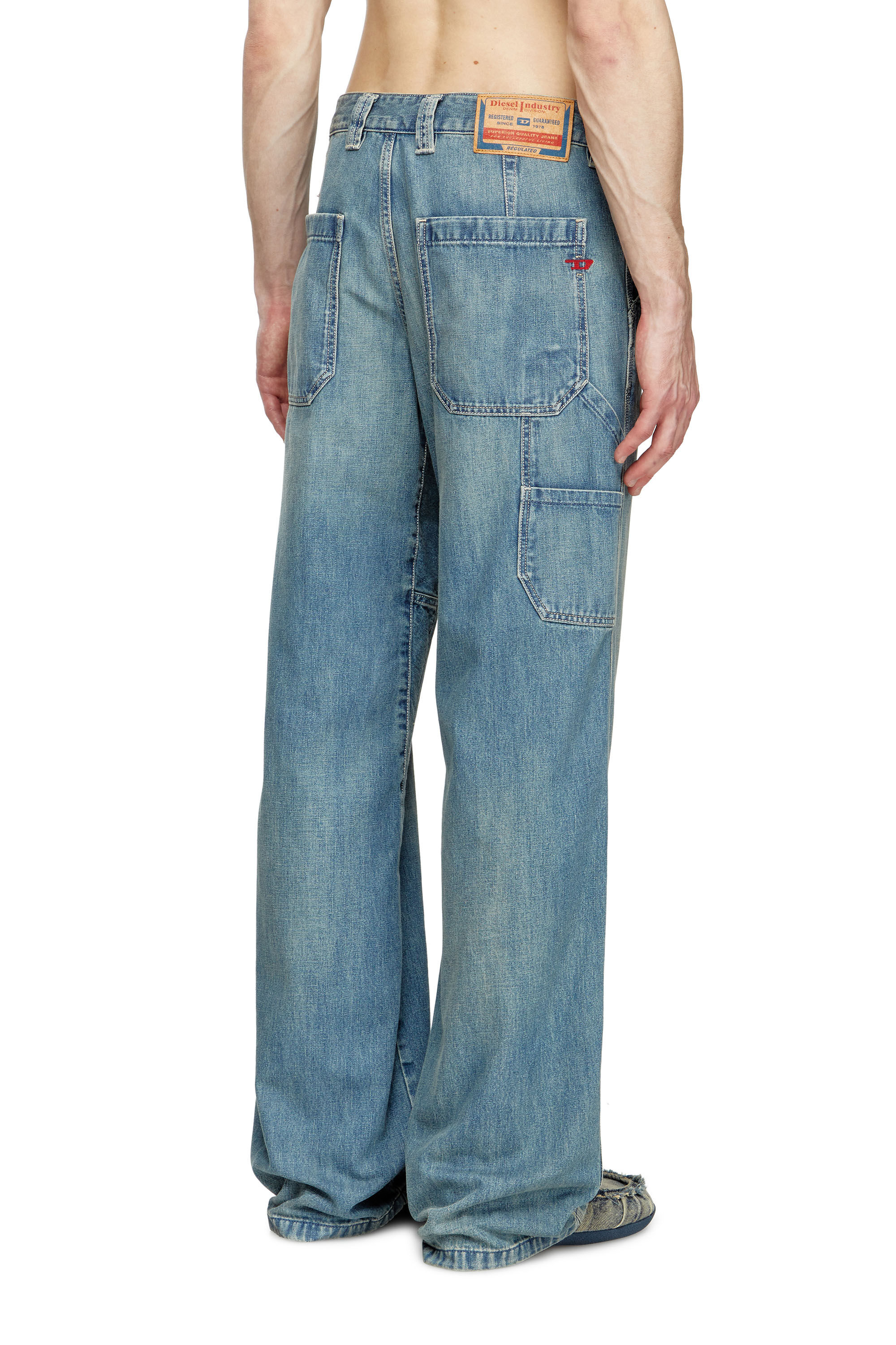 Diesel - Herren Relaxed Jeans D-Livery 068SK, Hellblau - 4