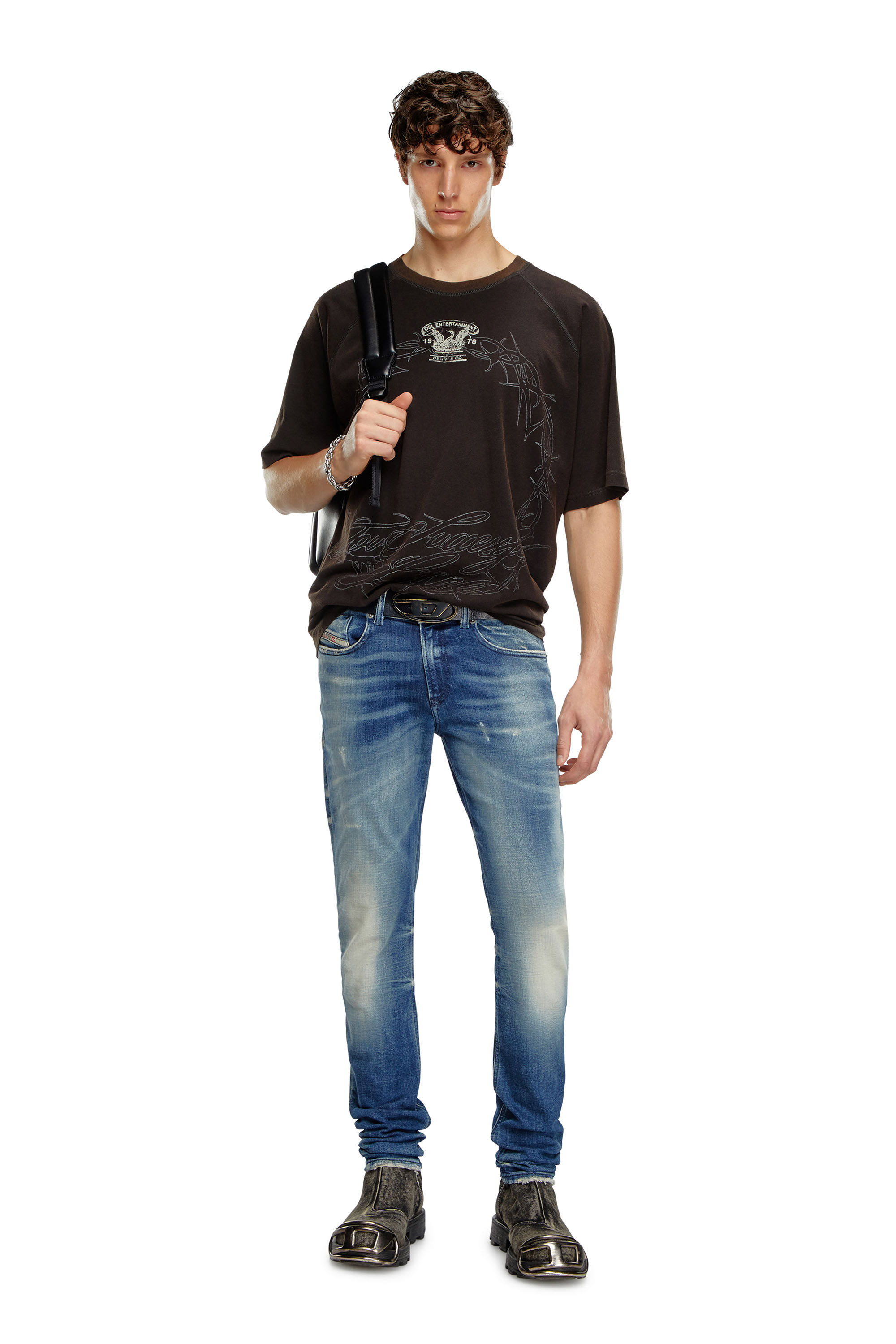 Diesel - Herren Skinny Jeans 1979 Sleenker 09J24, Mittelblau - 1