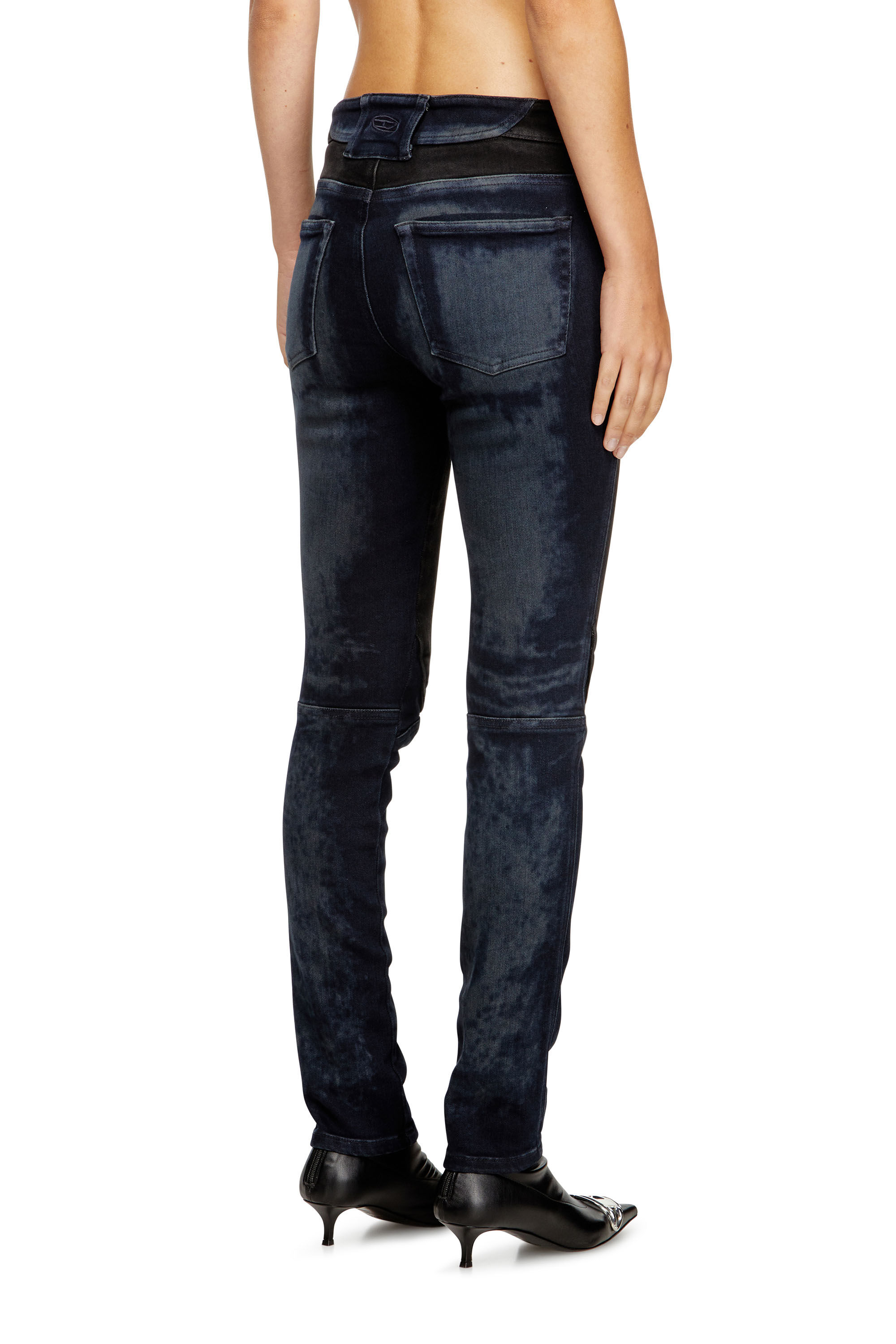 Diesel - Damen Slim Jeans D-Bikee 09M92, Dunkelblau - 3