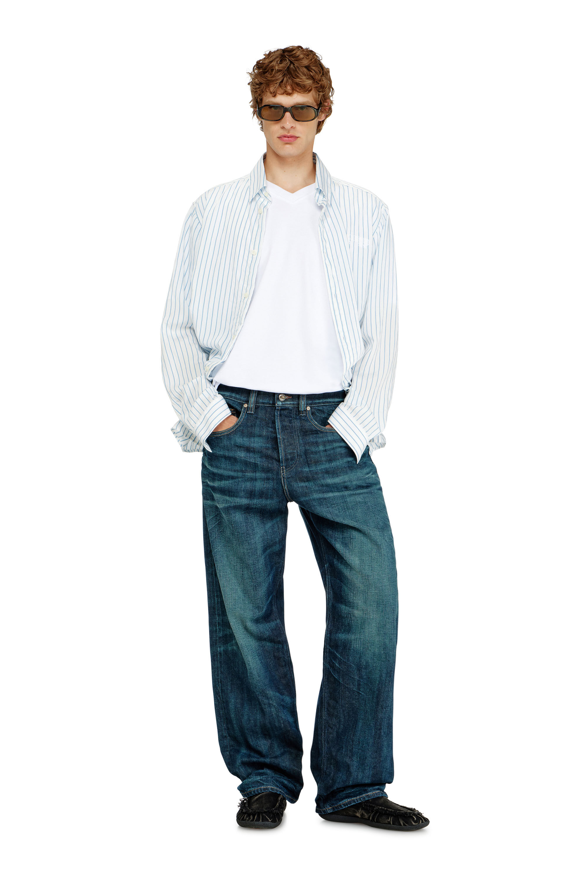 Diesel - Herren Relaxed Jeans 2001 D-Macro 09Q04, Dunkelblau - 2