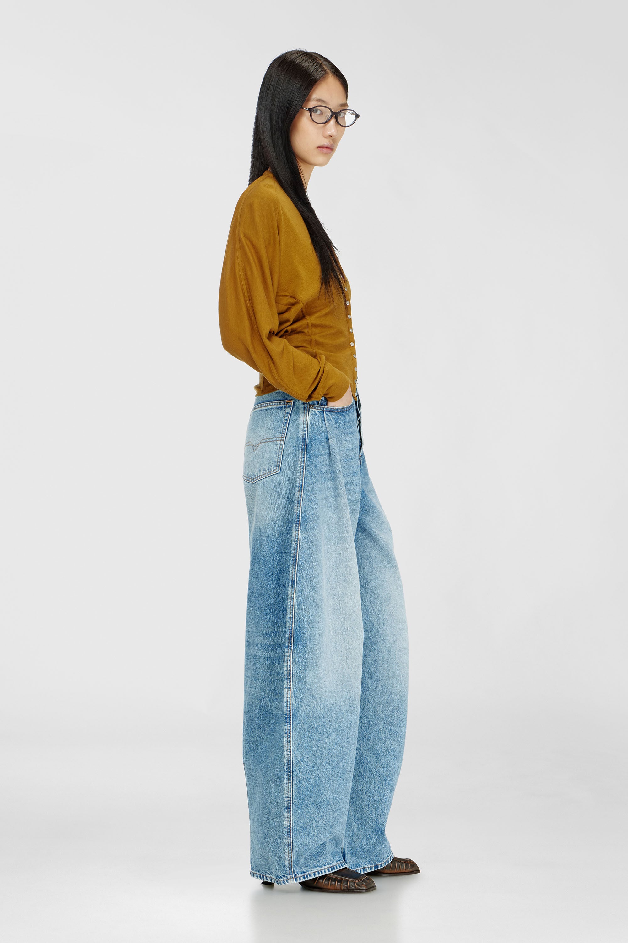 Diesel - Damen Relaxed Jeans 1987 D-Khelz 09I29, Hellblau - 2