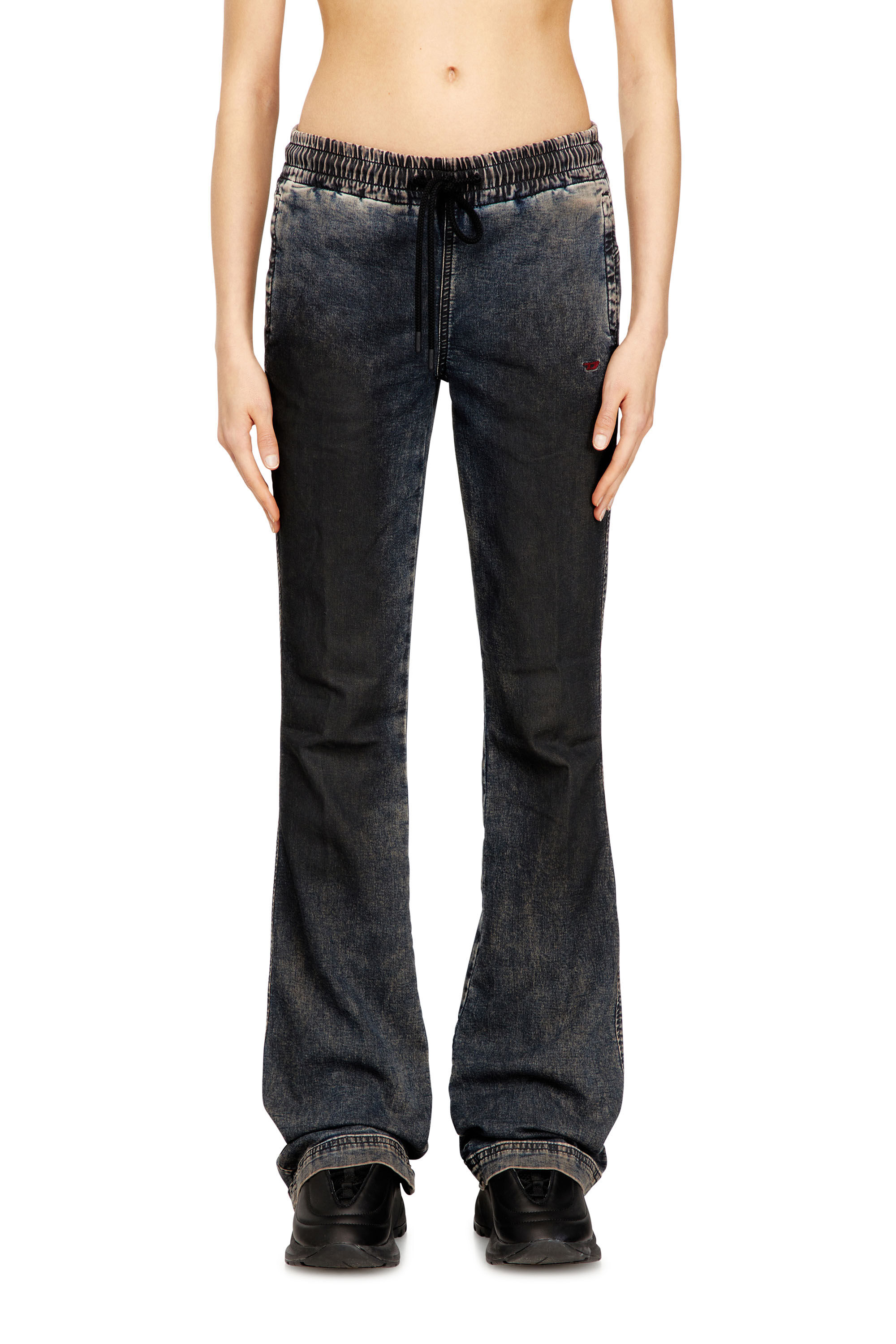 Diesel - Damen Bootcut 2069 D-Ebbey Joggjeans® 09N64, Dunkelblau - 2