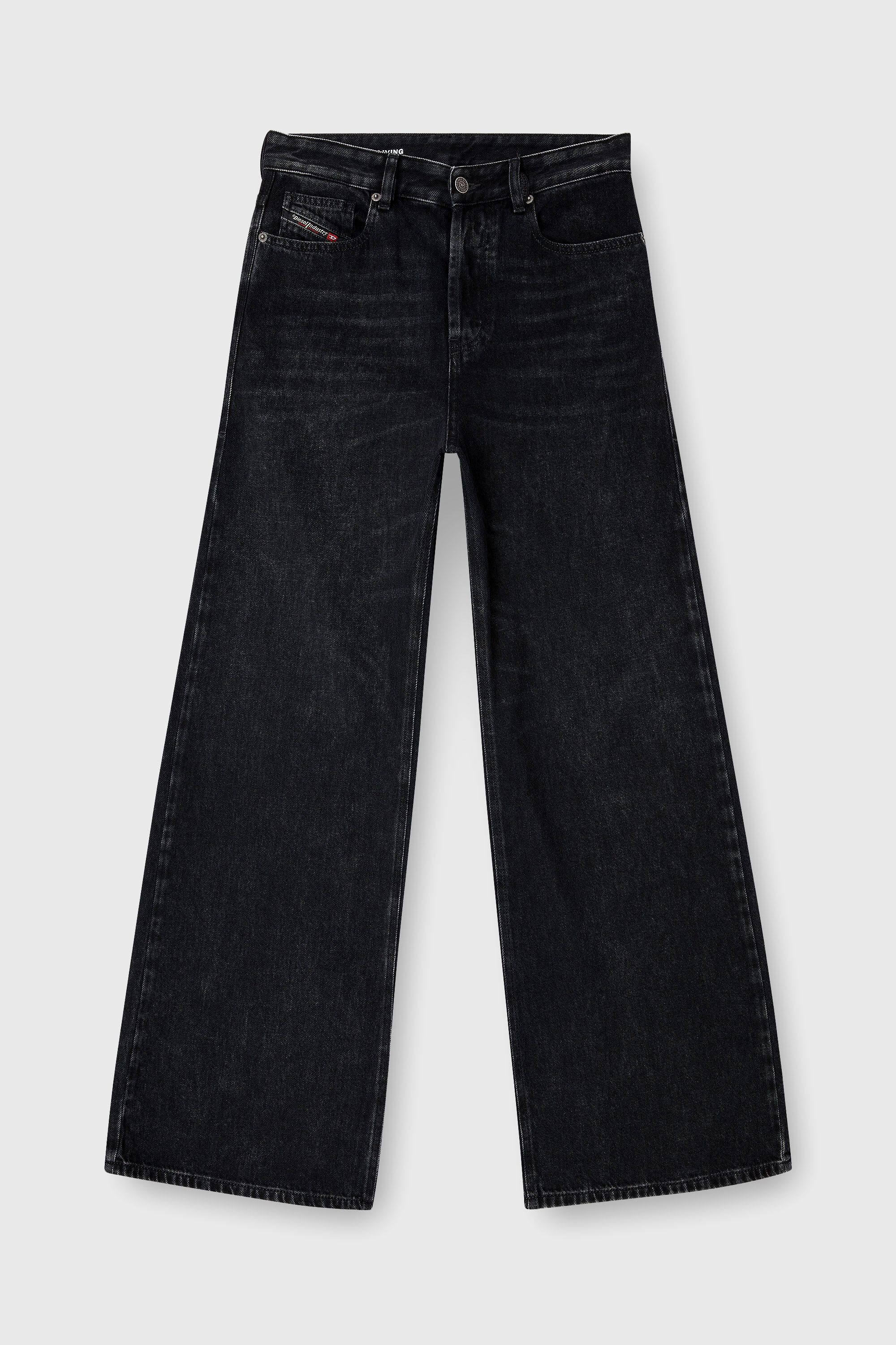 Diesel - Unisex Relaxed Jeans 1996 D-Sire 09P09, Schwarz/Dunkelgrau - 8