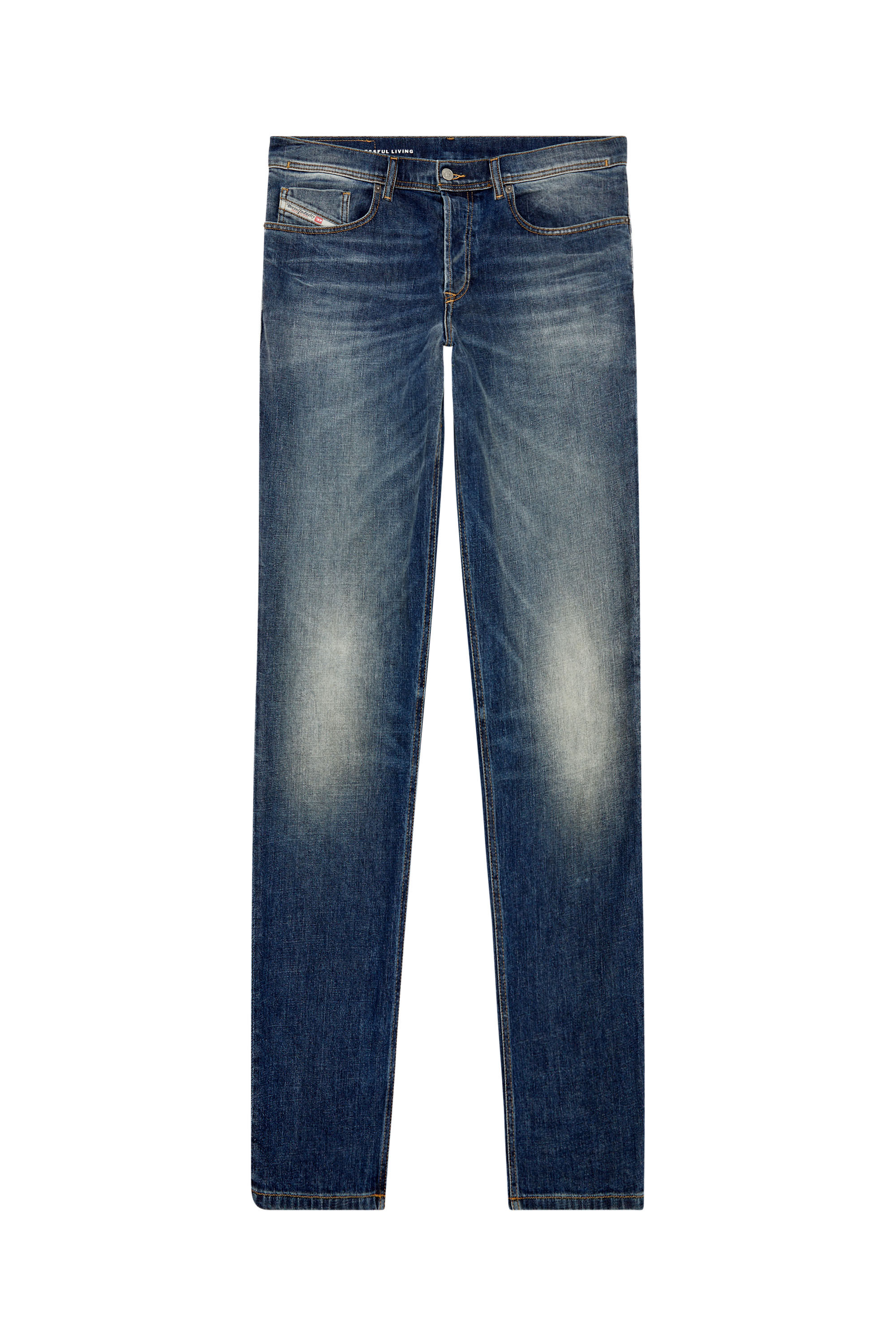 Diesel - Tapered Jeans 2023 D-Finitive 09H43, Dunkelblau - Image 2