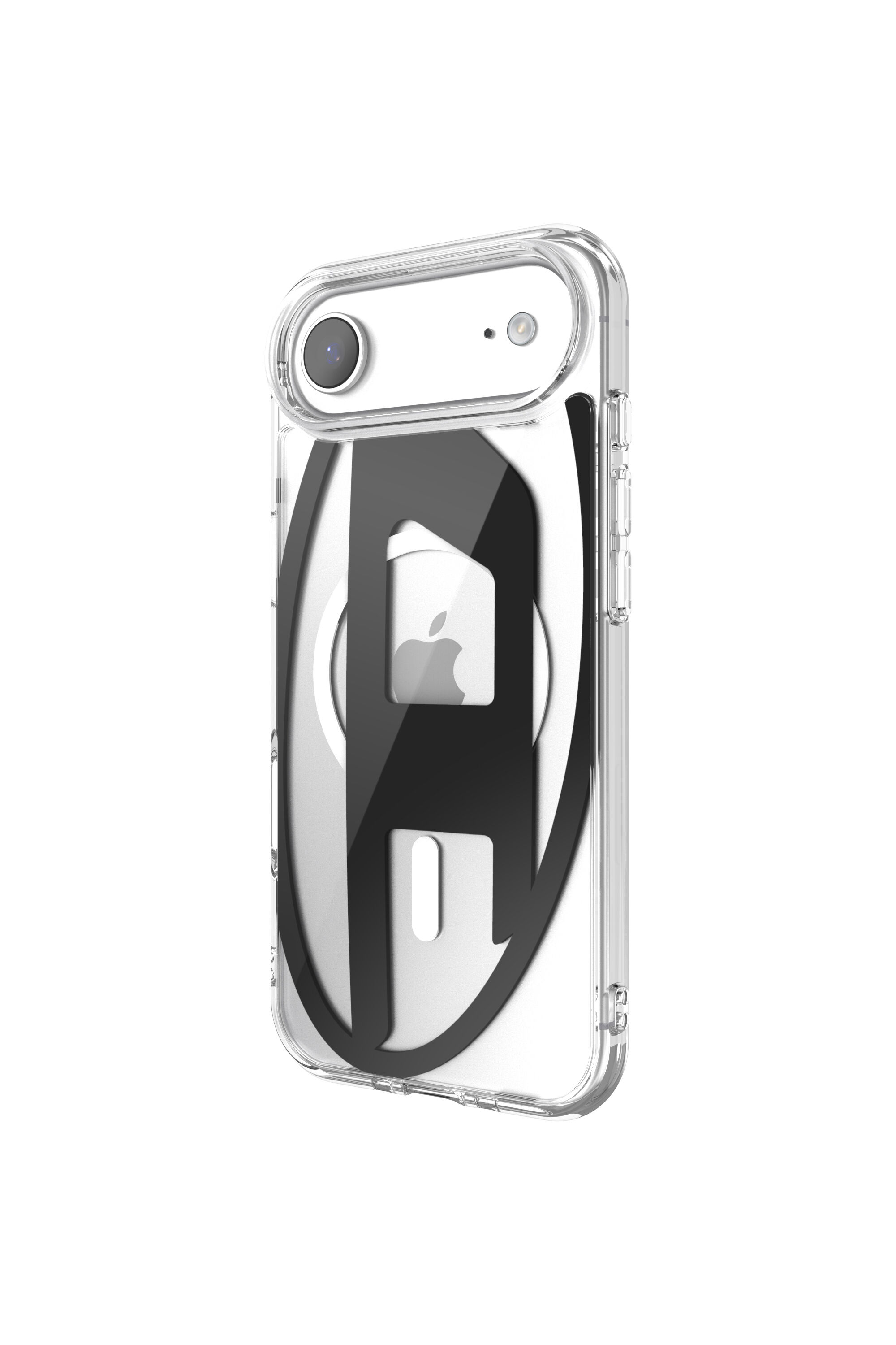 Diesel - 60416 AOP CASE, Unisex Oval D Metallic-Hülle mit Magsafe für iPhone 17 Air in Schwarz - 4