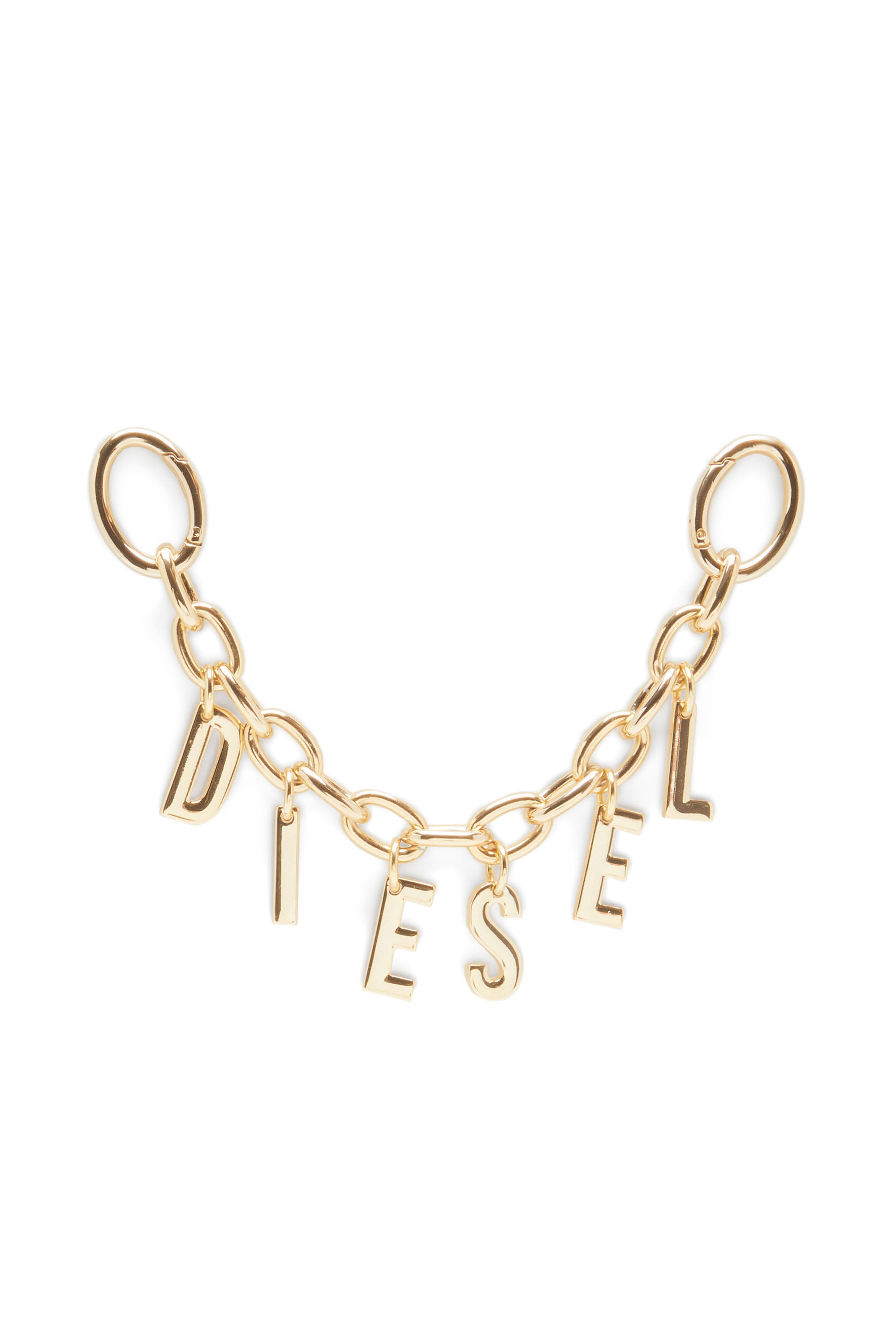 Diesel - A-LETTERS CHARM, Woman's Polished metal bag charm/charm bracelet in Gold - 1
