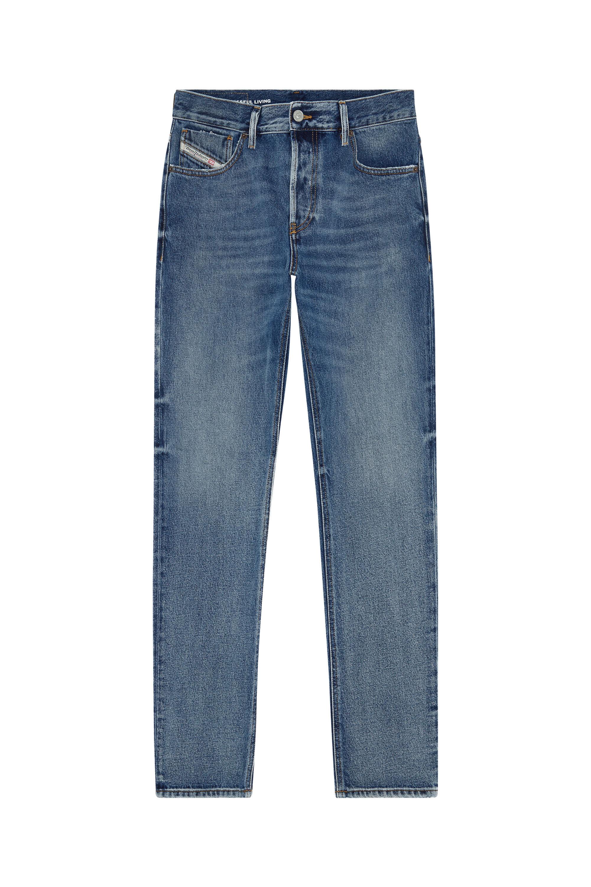 Diesel - 1995 D-Sark 09E68 Straight Jeans, Mittelblau - Image 2