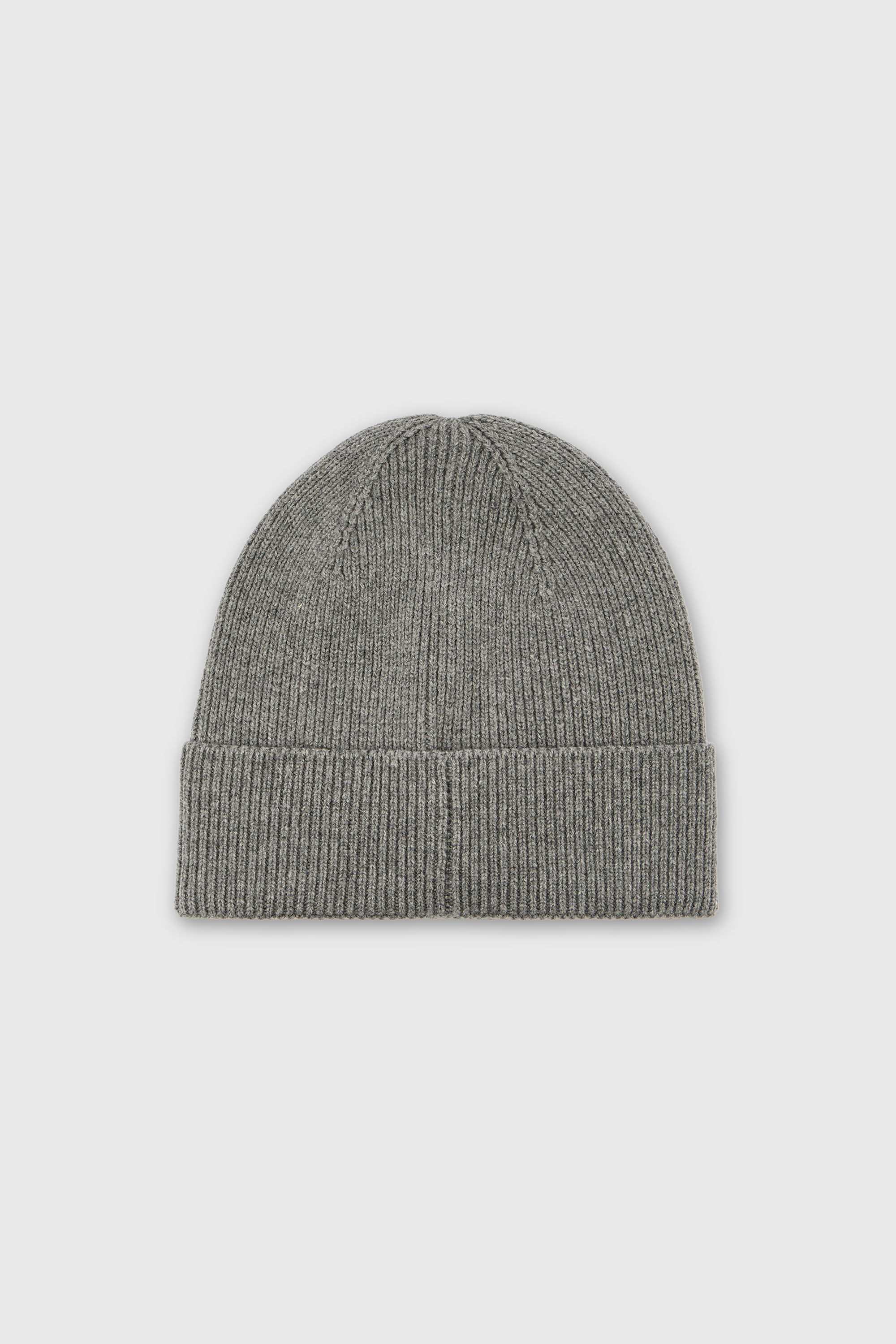 Diesel - K-CODER-FULLY B, Unisex Gerippte Beanie-M&uuml;tze mit D-Stickerei in Grau - 2