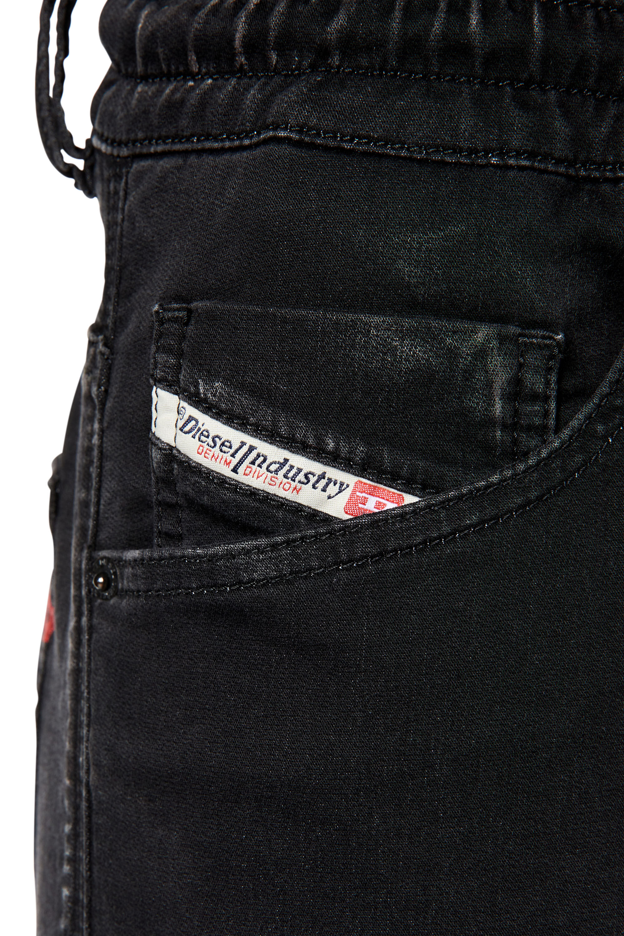 Diesel - Krooley JoggJeans® 068DX Tapered, Schwarz/Dunkelgrau - Image 5