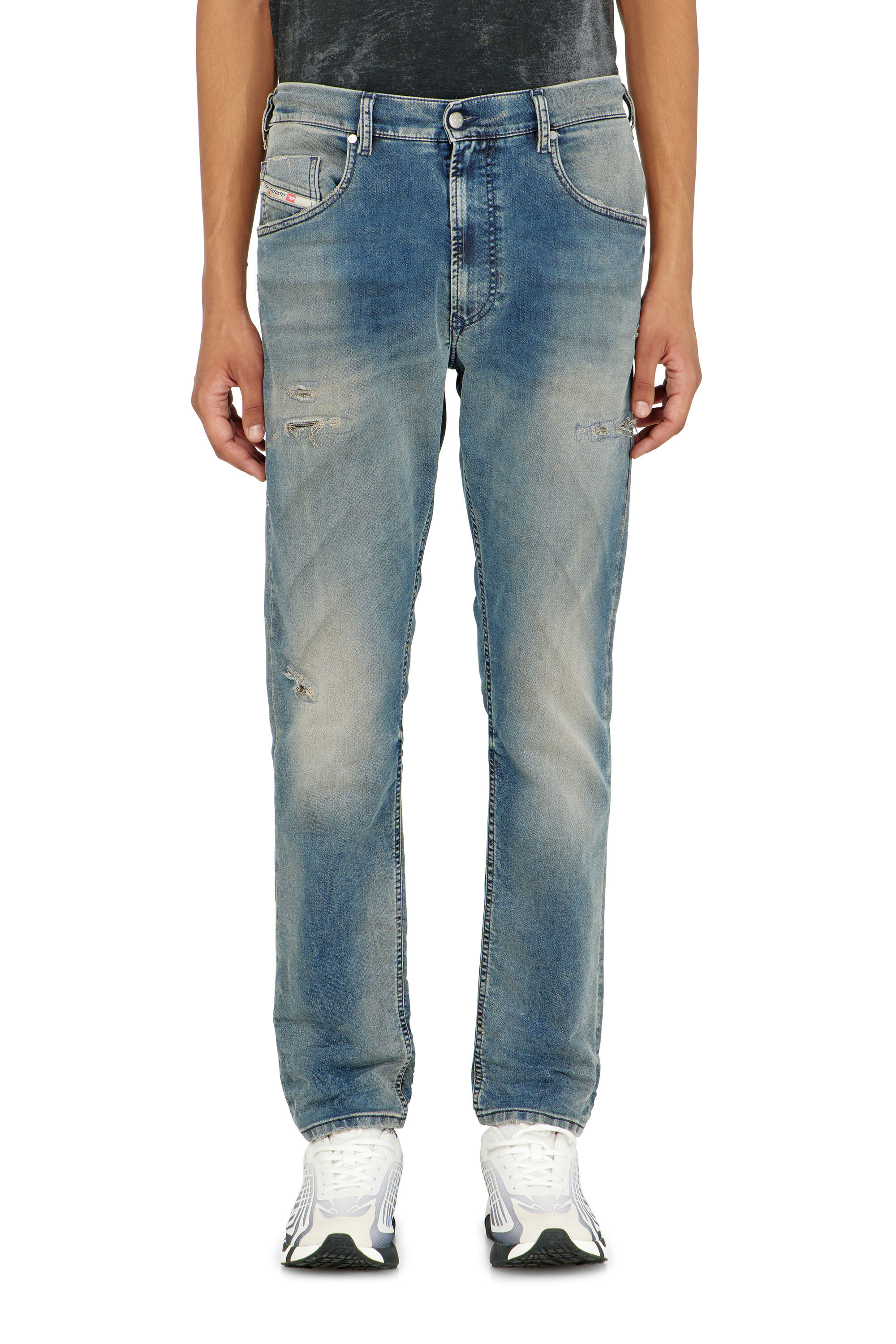 Diesel - Herren Regular 2032 D-Krooley-BW Joggjeans&reg; 068WY, Mittelblau - 2