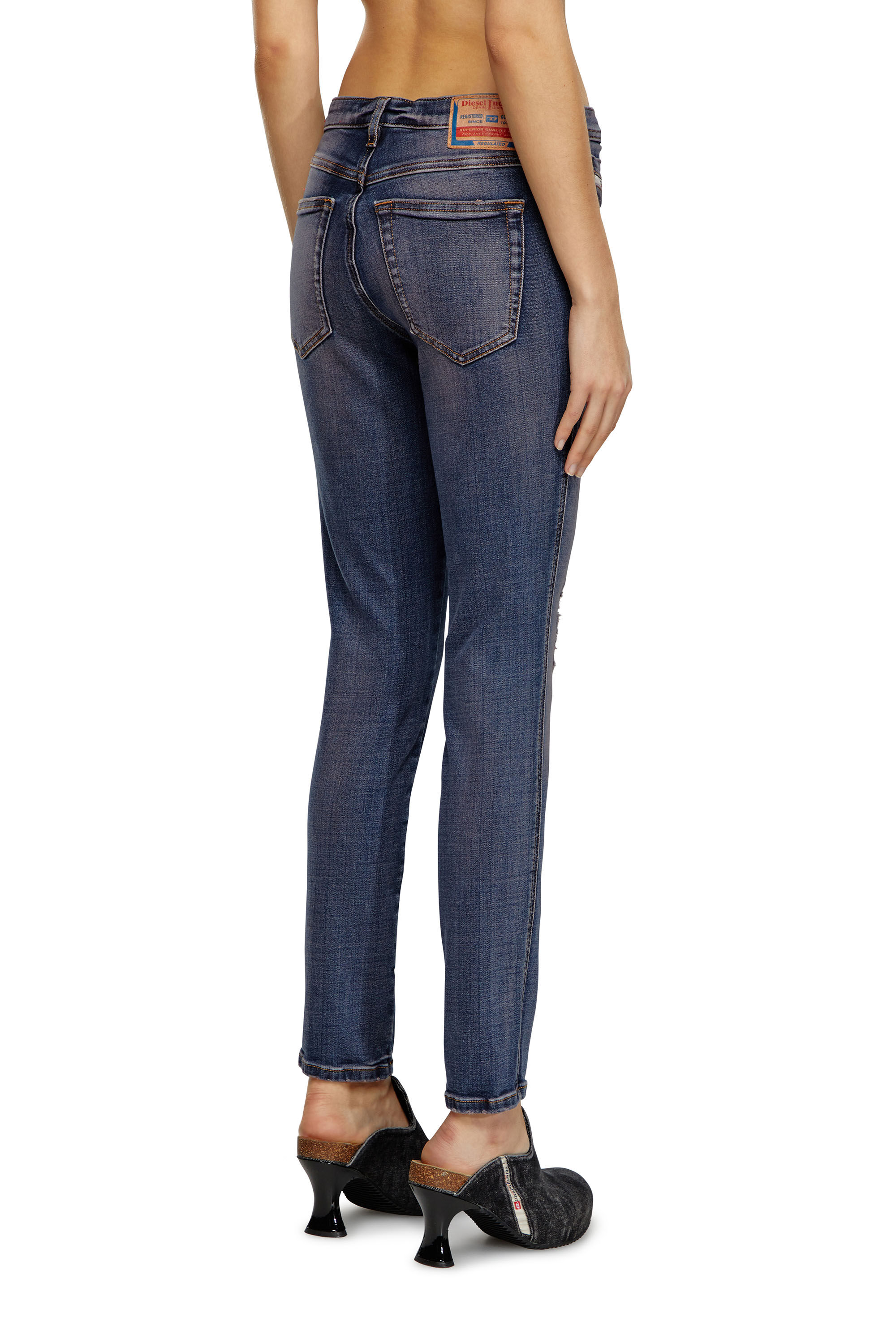 Diesel - Skinny Jeans 2015 Babhila 0PFAY, Dunkelblau - Image 4