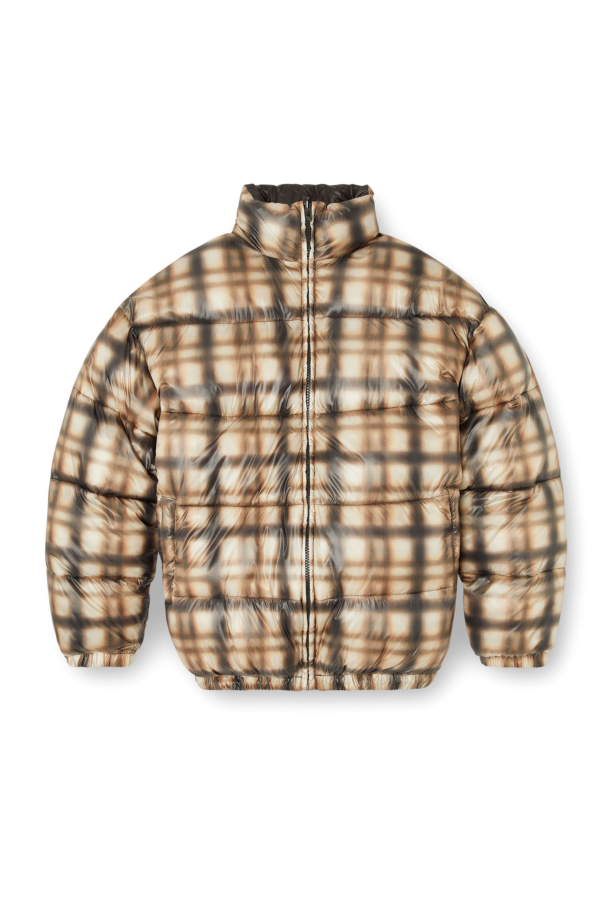 Diesel - W-BOURBON-ENBM, Herren Wendbare gesteppte Bomberjacke in null - 2