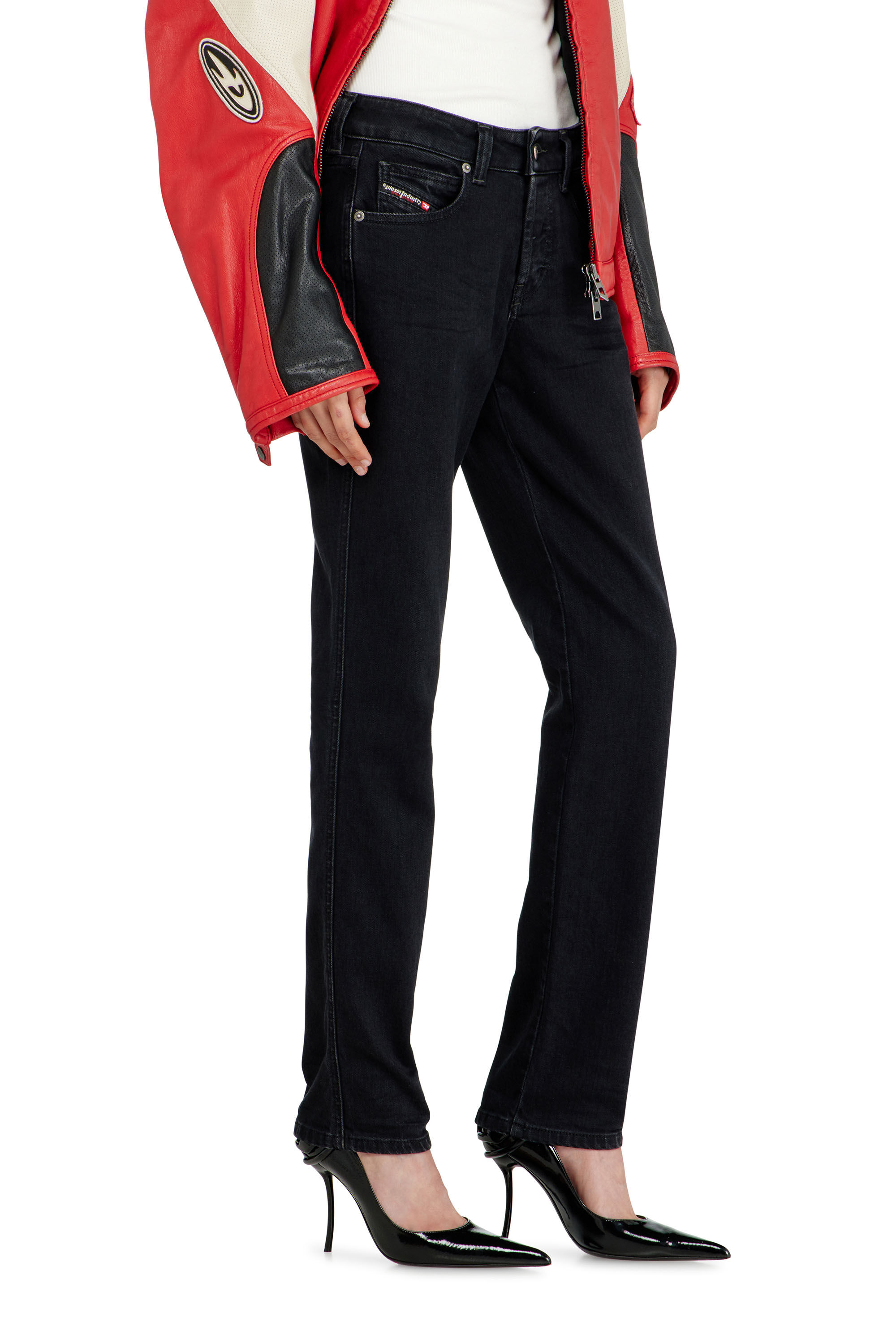 Diesel - Damen Slim Jeans 1992 D-Jiann 09N89, Schwarz/Dunkelgrau - 7