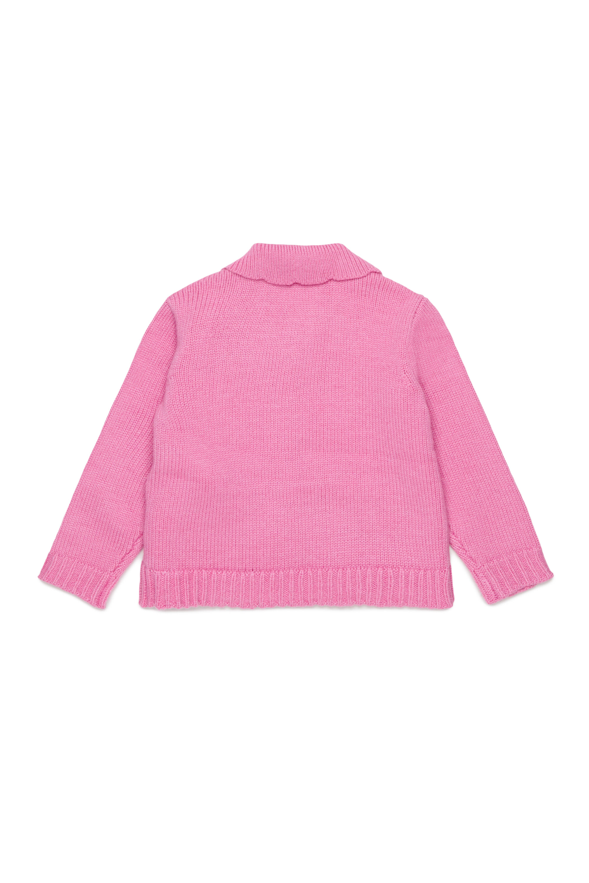 Diesel - KSCALOB, Damen Cardigan mit Kaschmiranteil und Muschelkragen in Rosa - 2