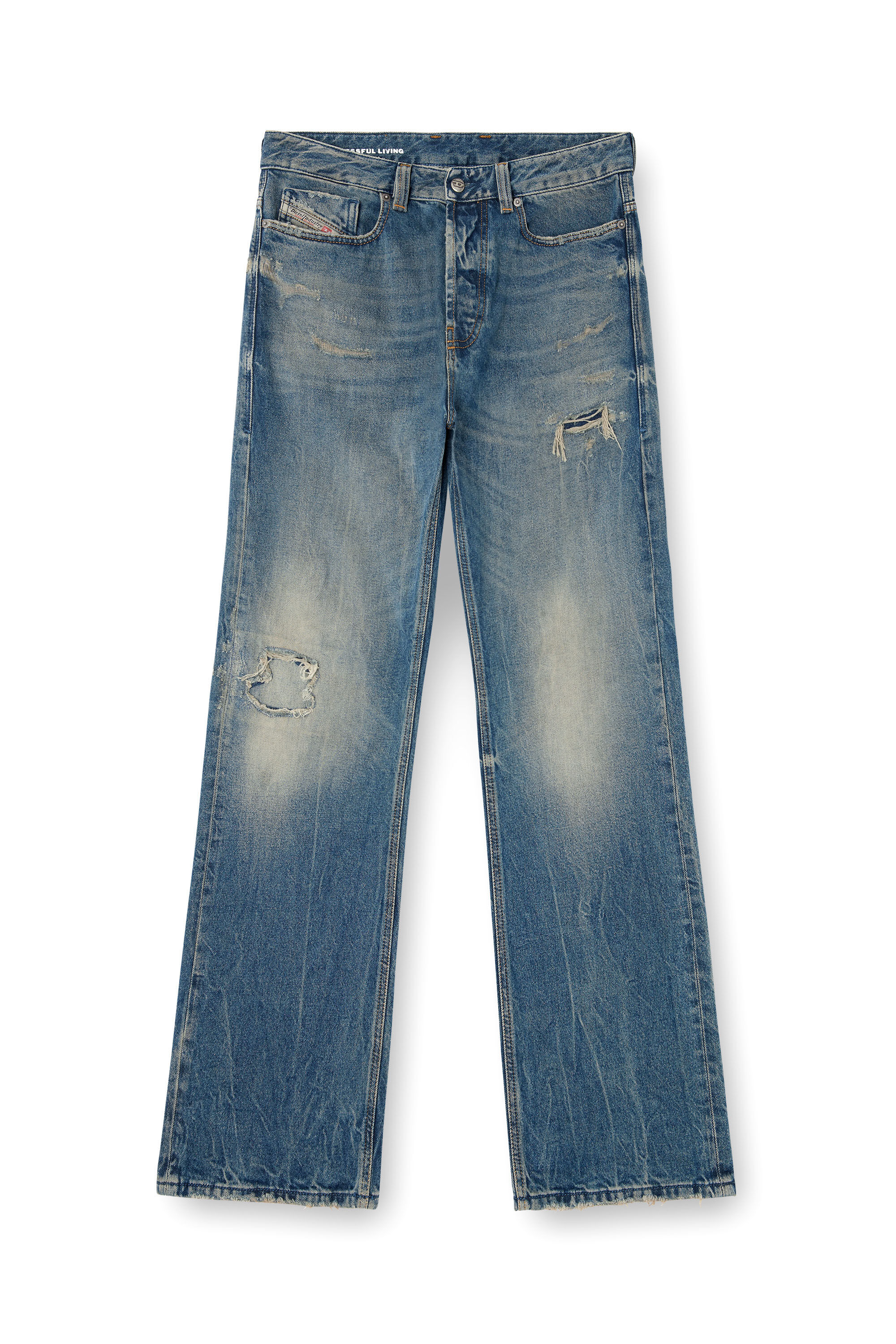 Diesel - Herren Relaxed Jeans 1980 D-Eeper 09M28, Mittelblau - 2