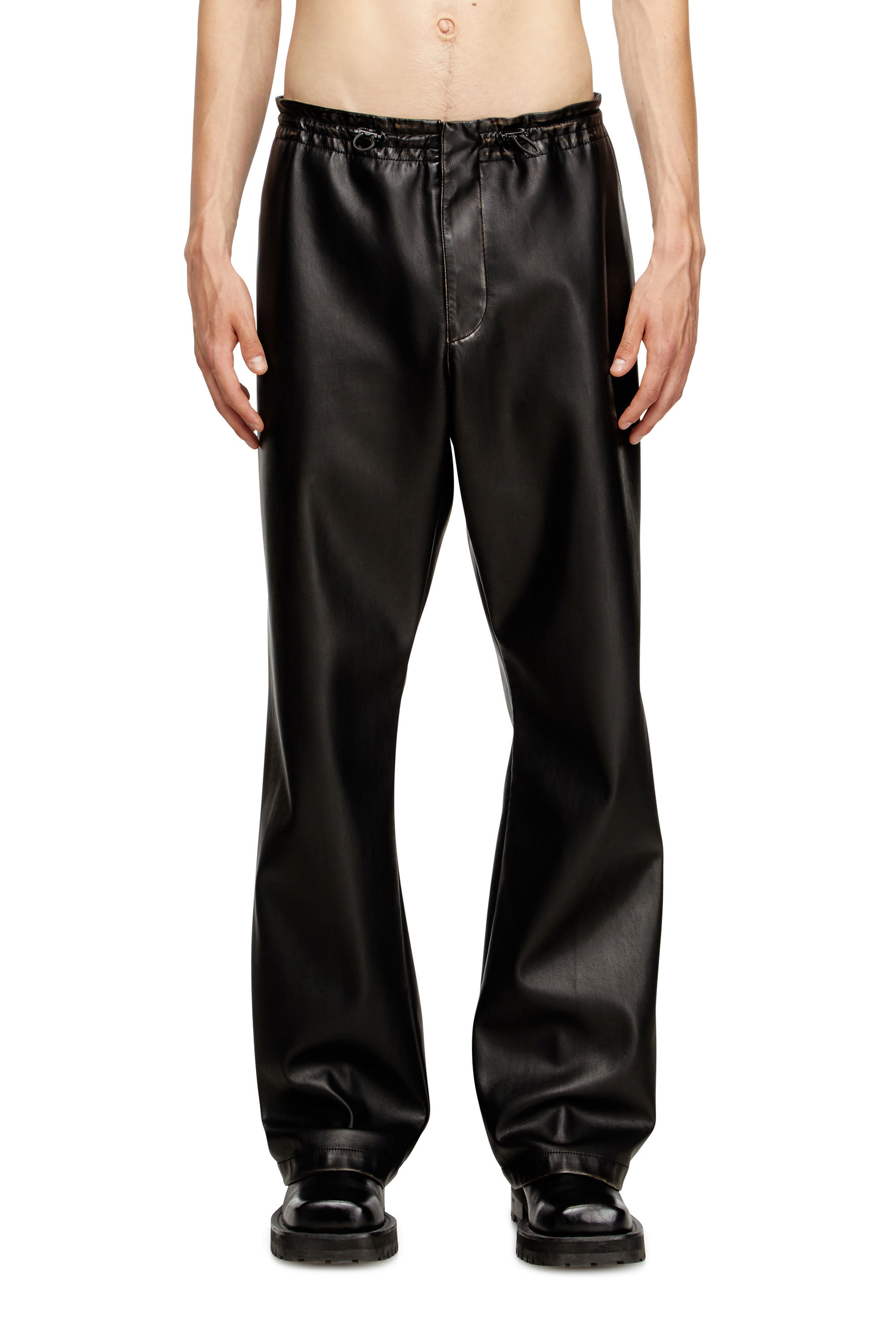 Diesel - P-RIVERS, Herren Hose aus behandeltem technischem Gewebe in null - 3